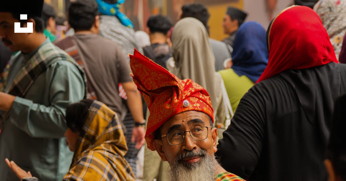 Red Man Safety Sign Bearded man in colorful traditional attire - Free Photo on Unsplash