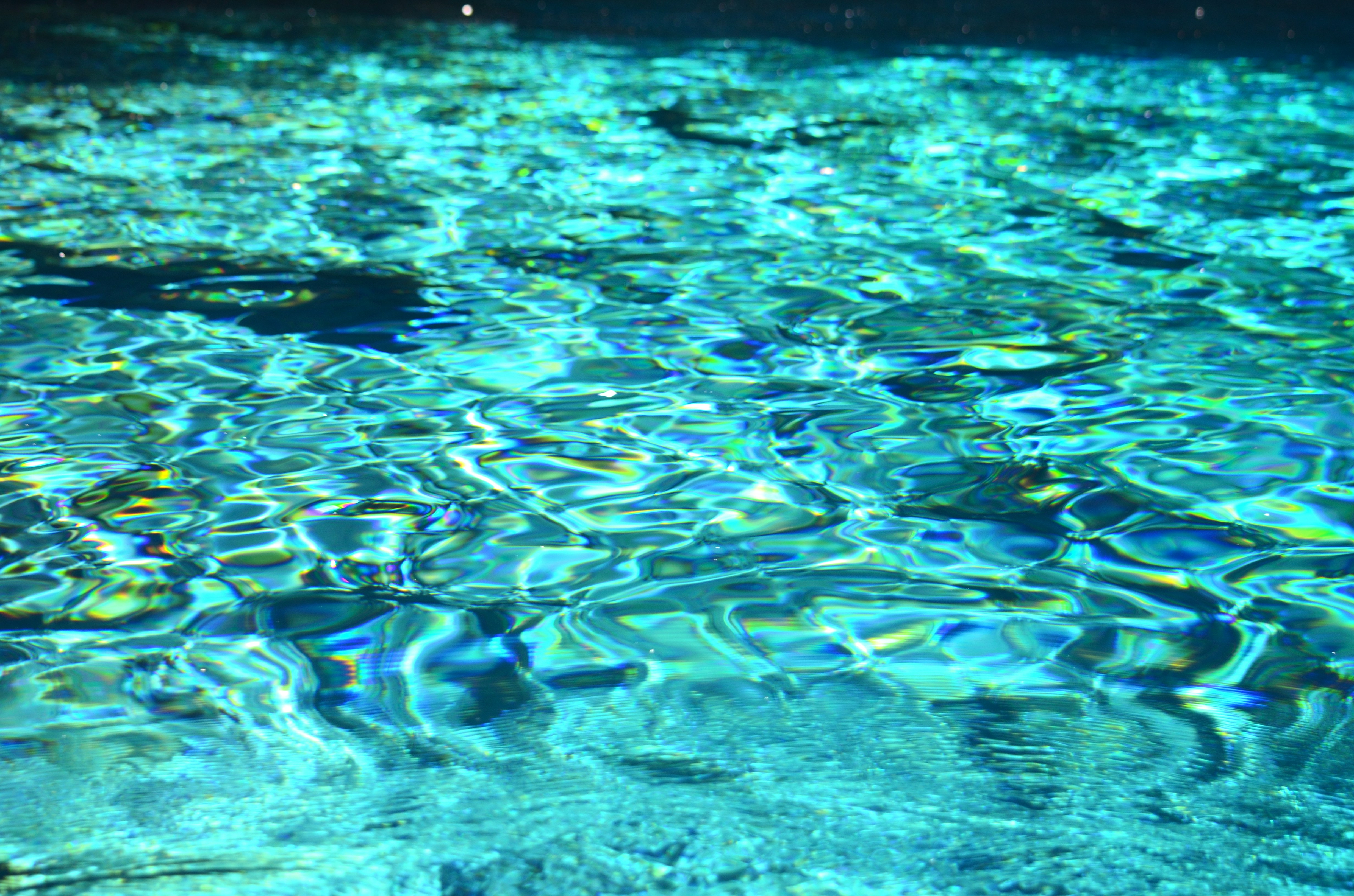 Rippling turquoise water with light reflections - Free Photo on Unsplash