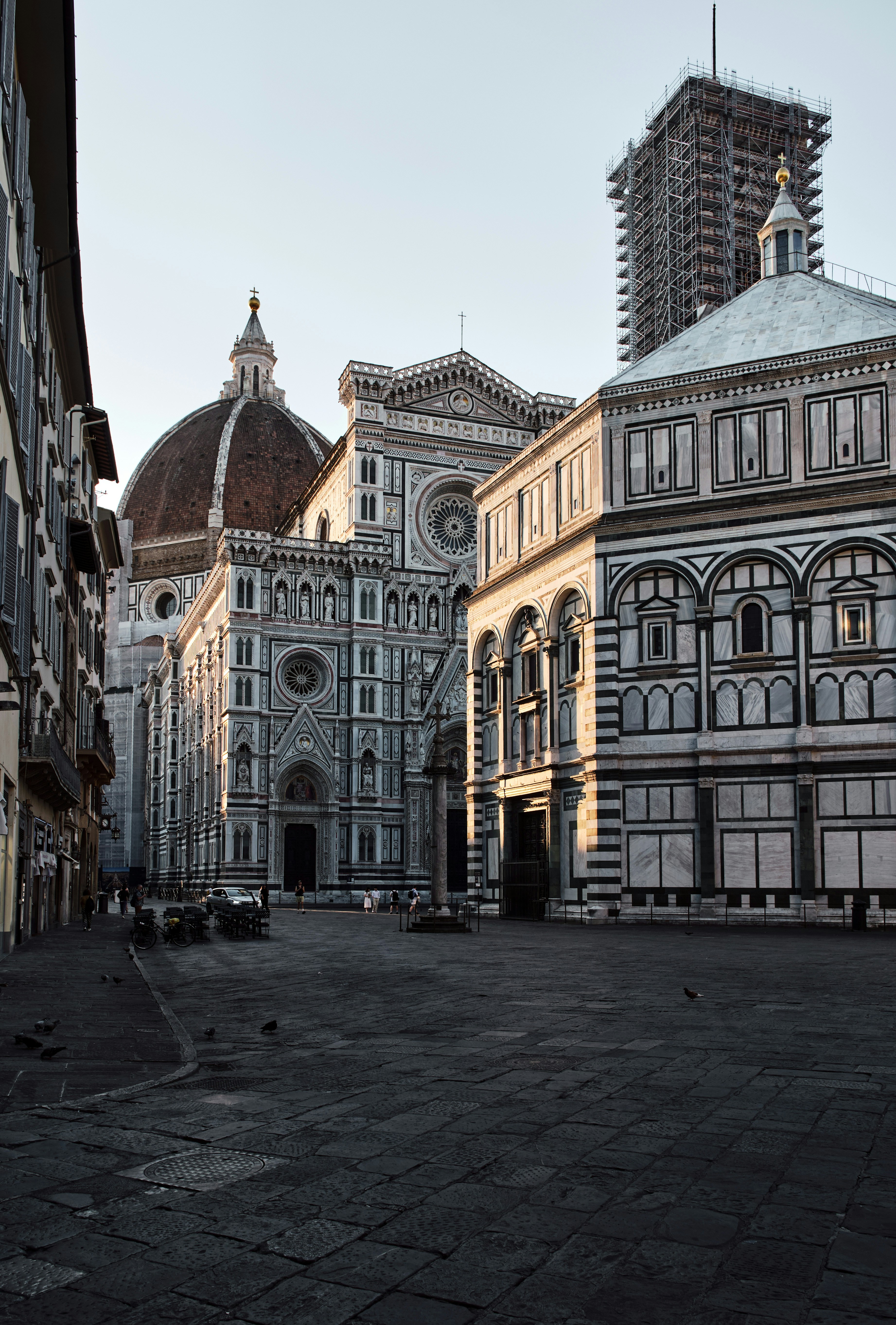 The Cathedral of Santa Maria del Fiore and Baptistery in Florence, Italy