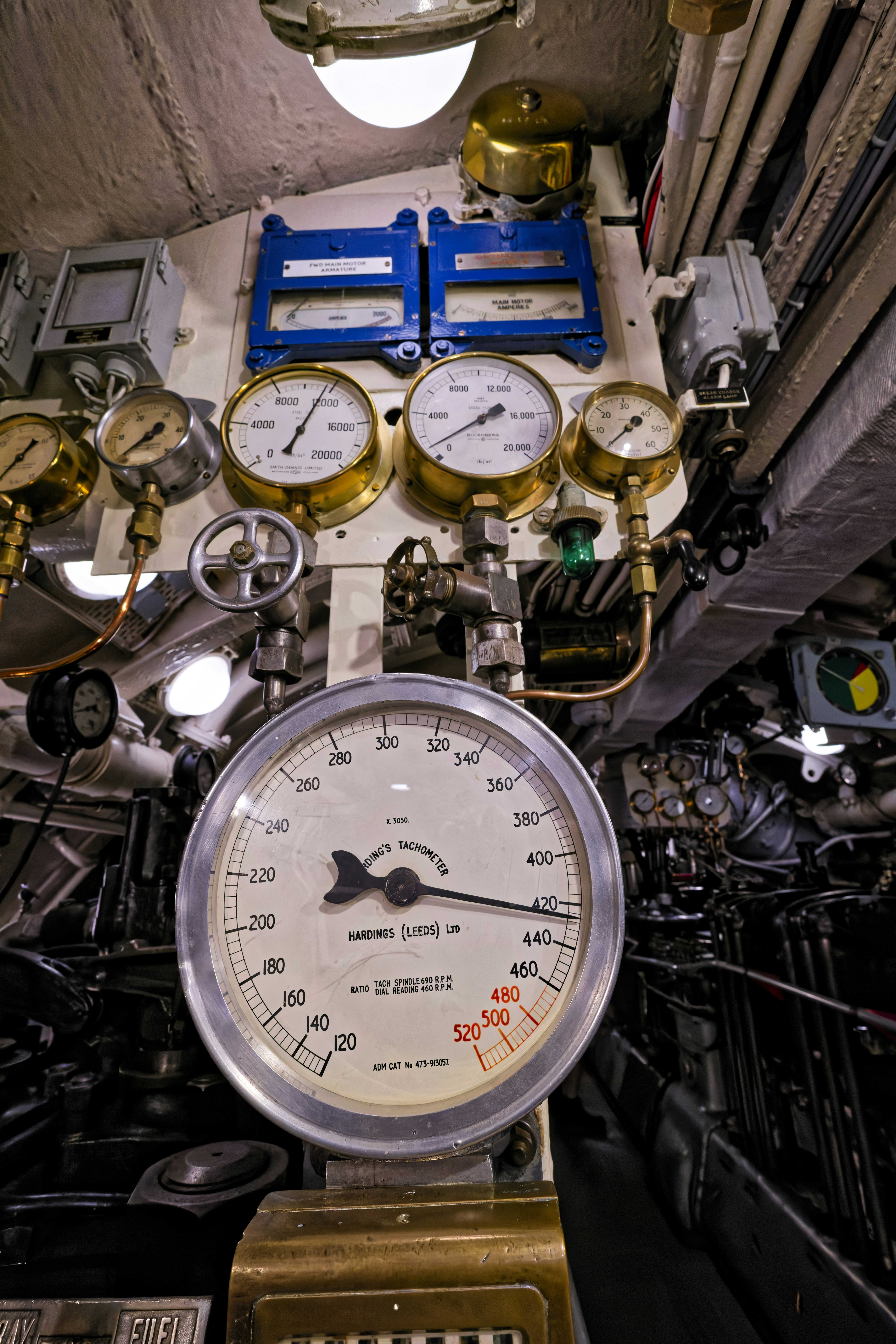 Vessel engine instrumentation