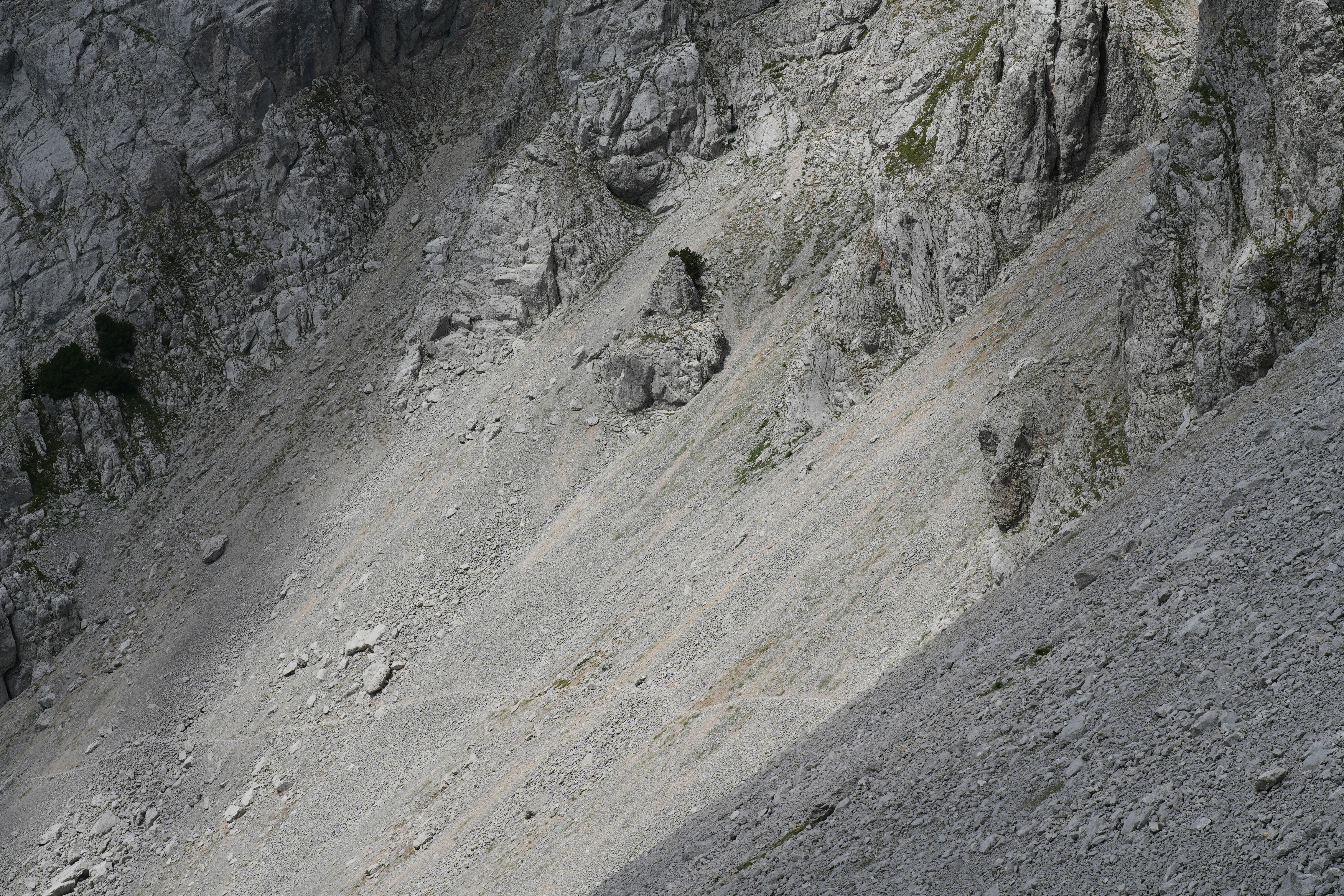 Steep mountain slope with limestone scree - Free Photo on Unsplash