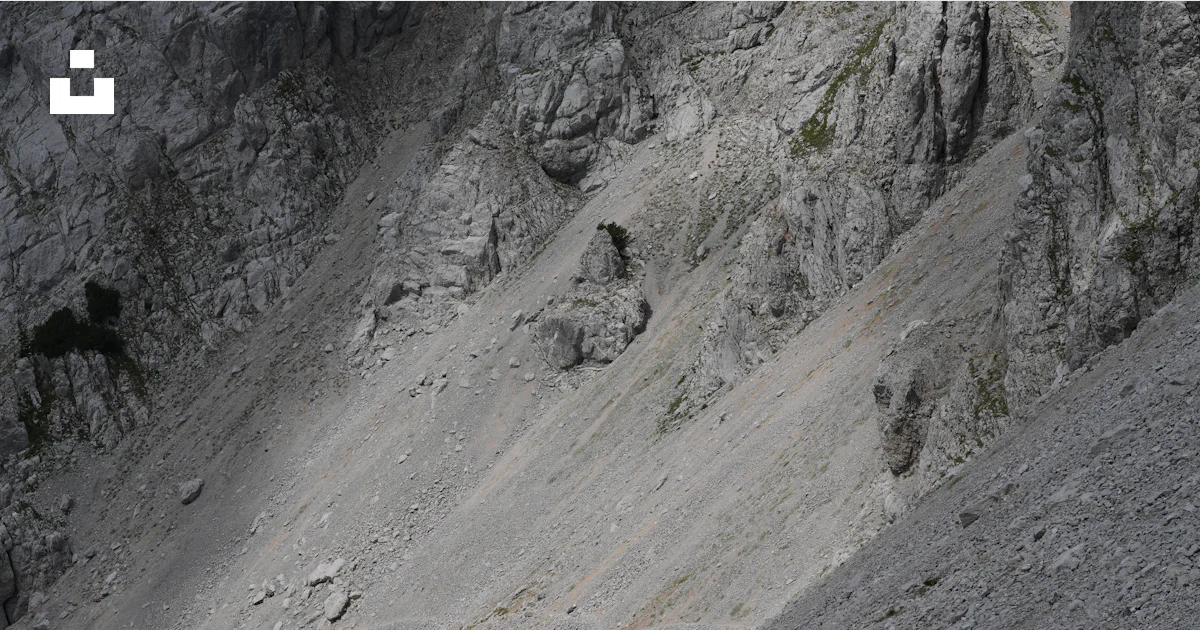 Sloping Icon Steep mountain slope with limestone scree - Free Photo on Unsplash