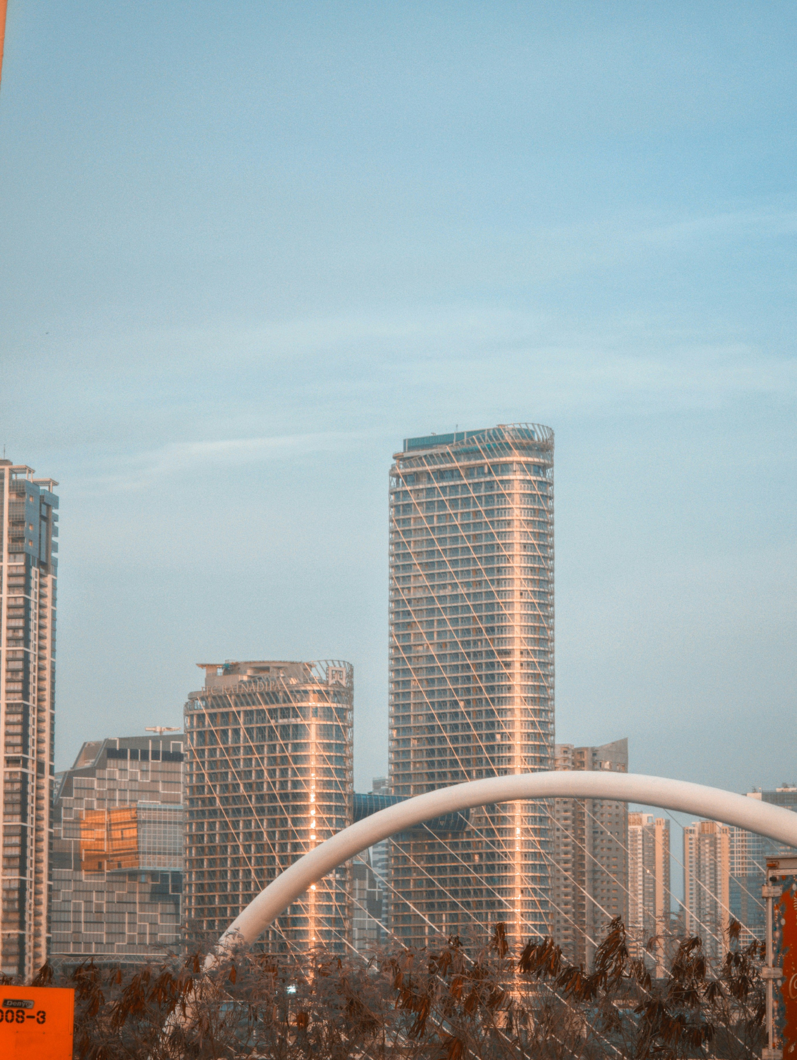 View into Colombo from Port City