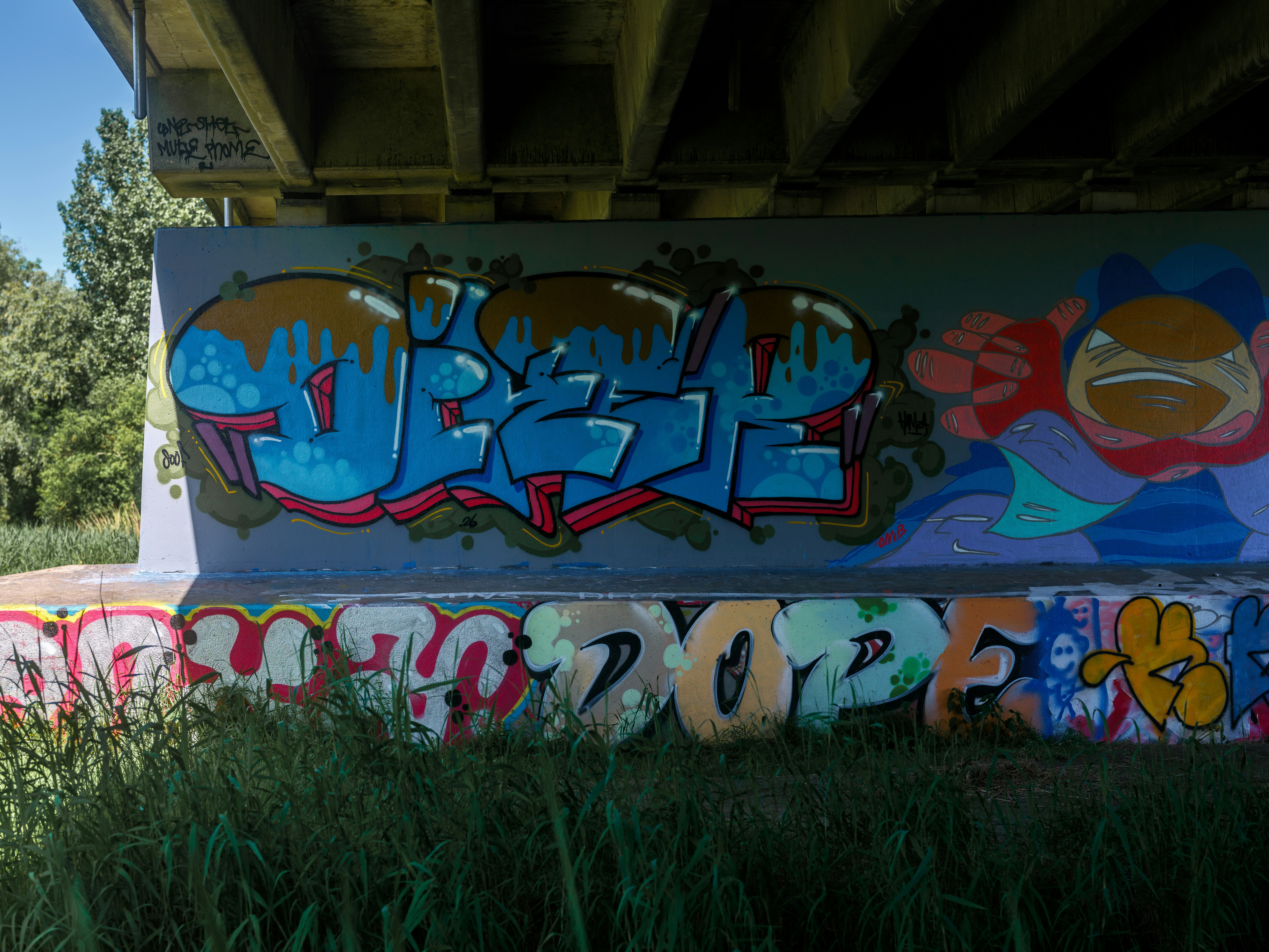 Amsterdam graffiti art schellingwouderbrug