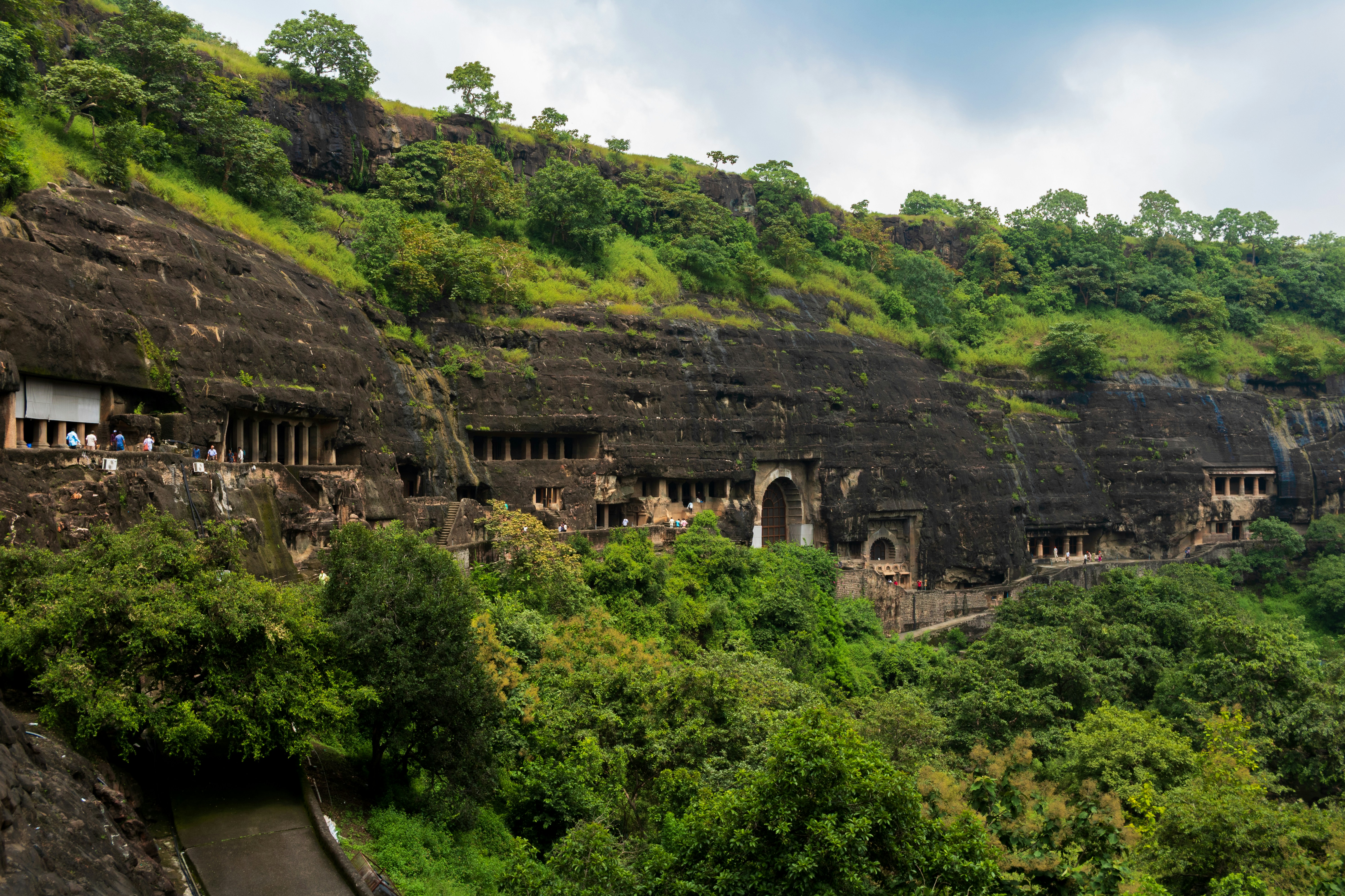 The cave paintings of Ajanta
