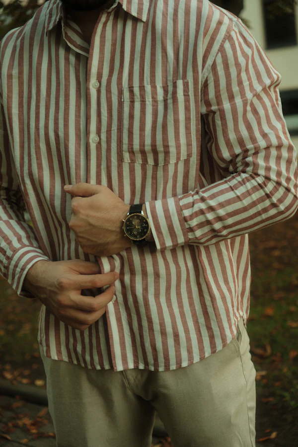 Chemise slim noir