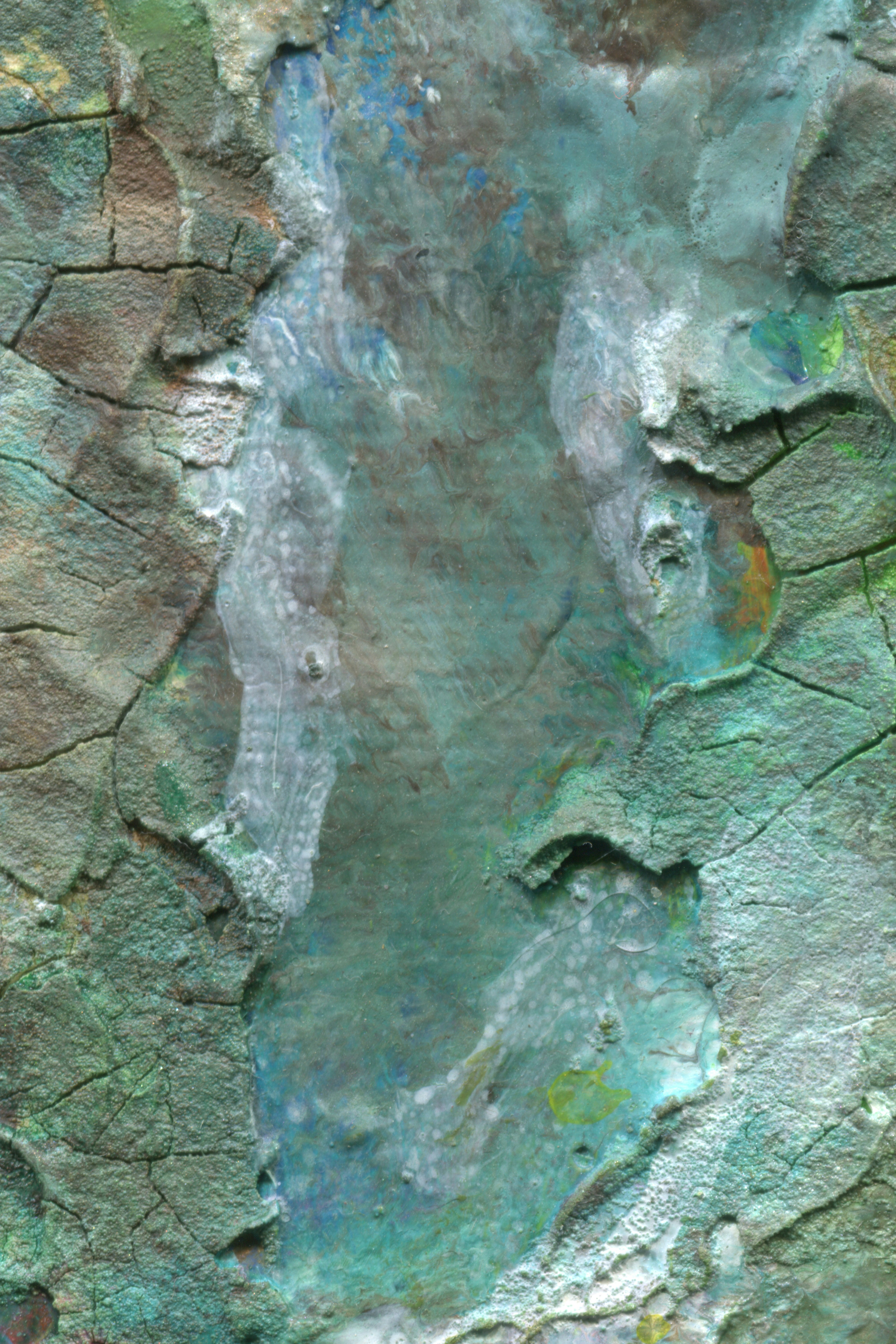 Cracked green and blue paint texture - Free Photo on Unsplash