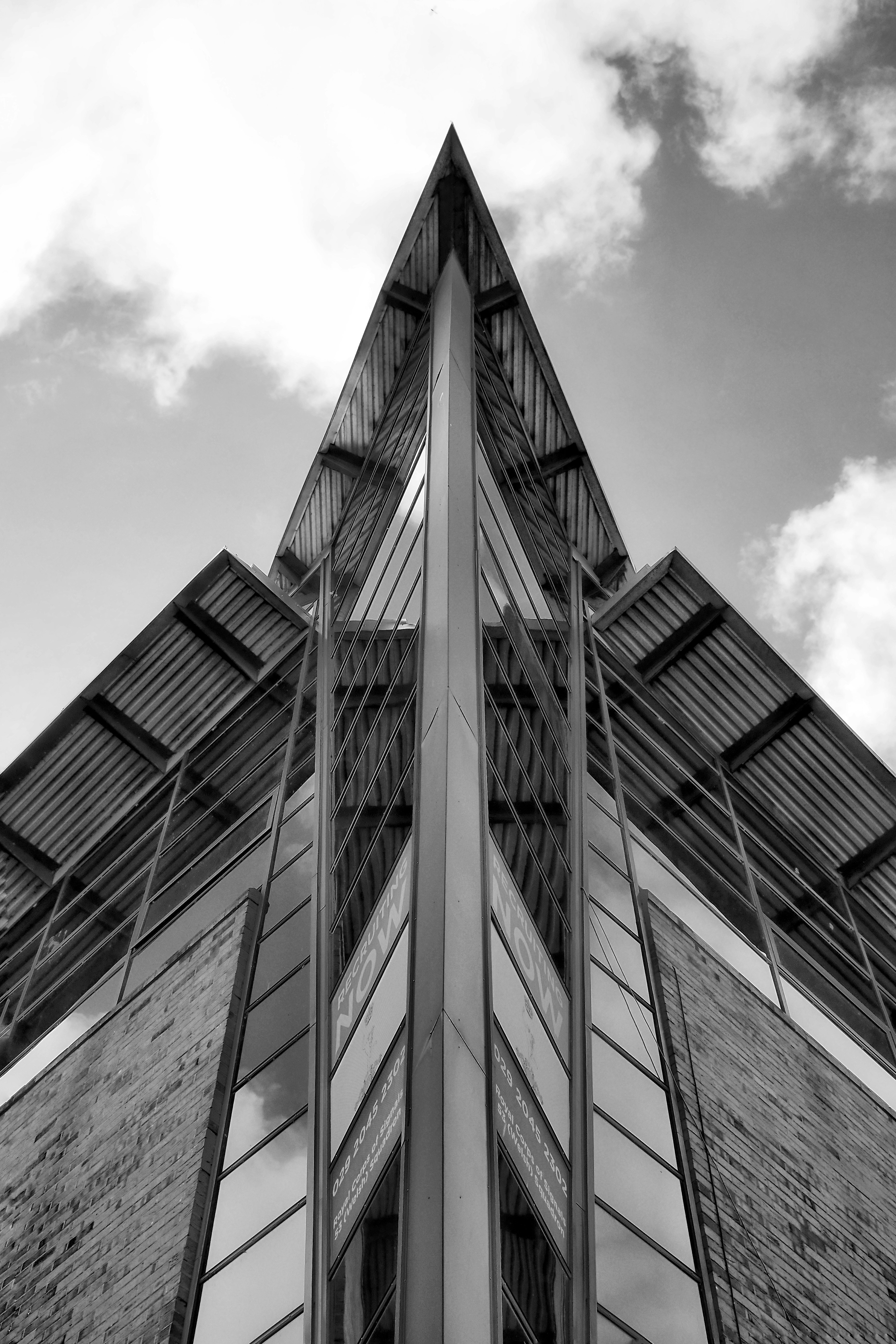Sharp building corner with glass windows - Free Photo on Unsplash