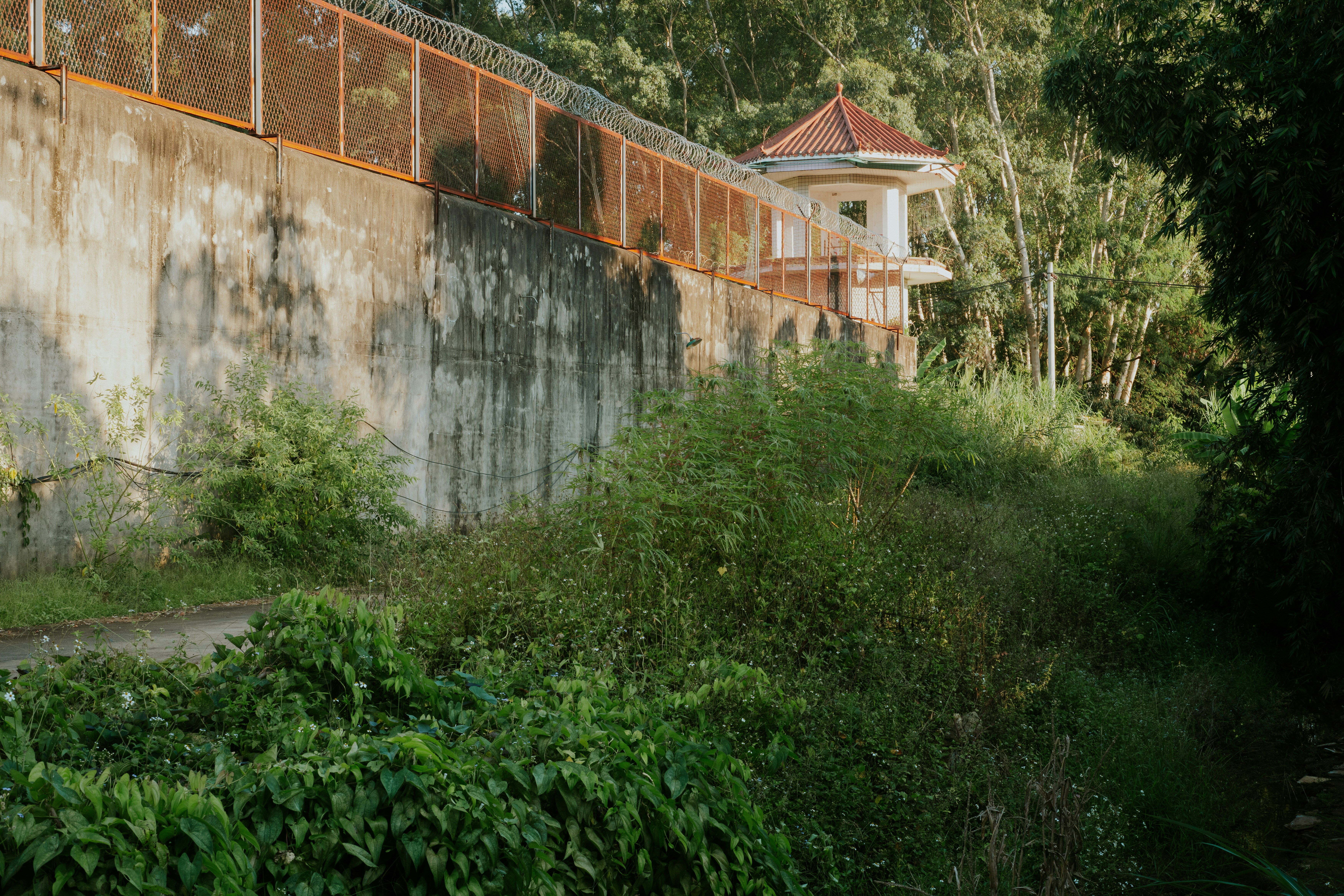 Concrete wall with guard tower - Free Photo on Unsplash