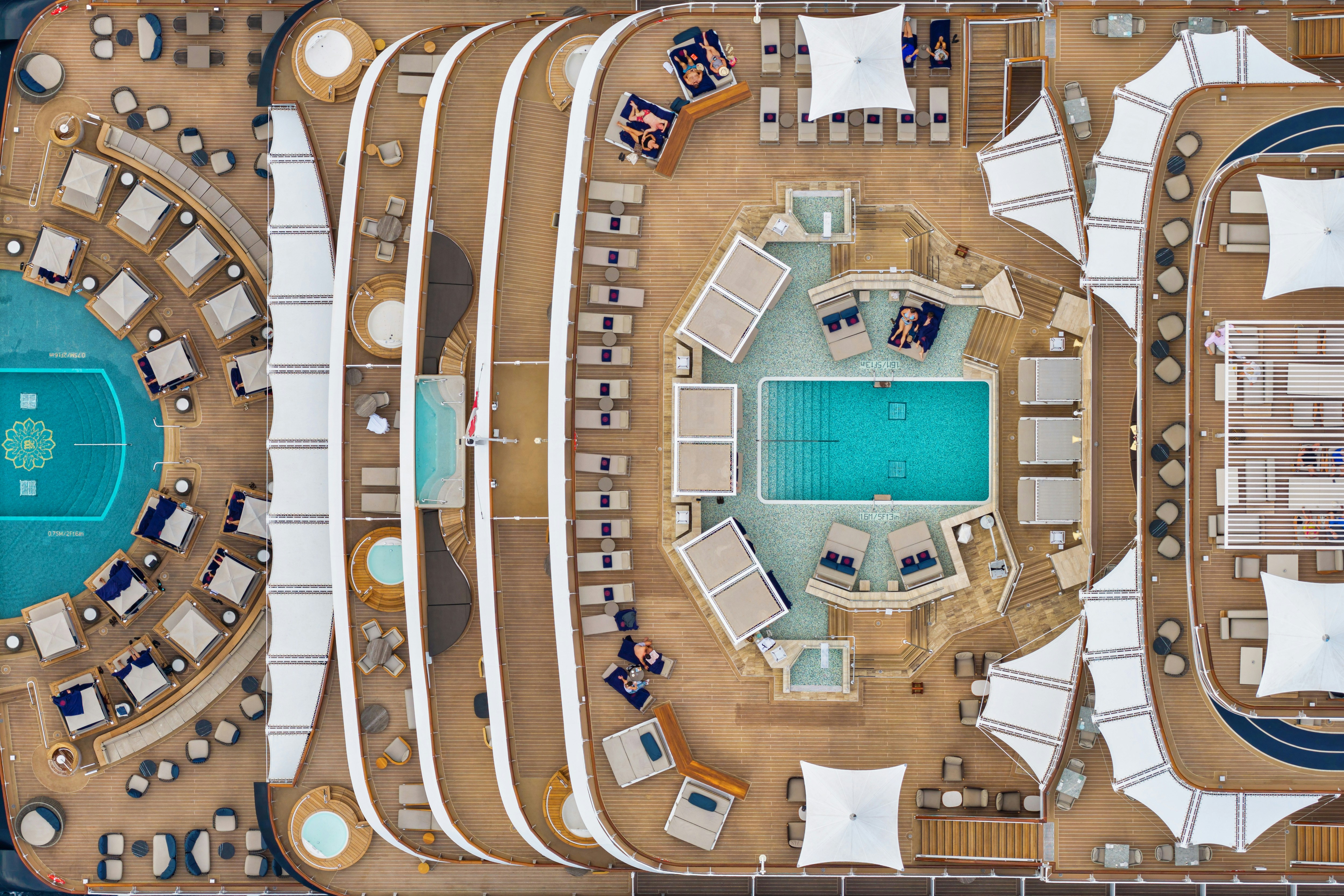 Cruise ship deck with swimming pools - Free Photo on Unsplash