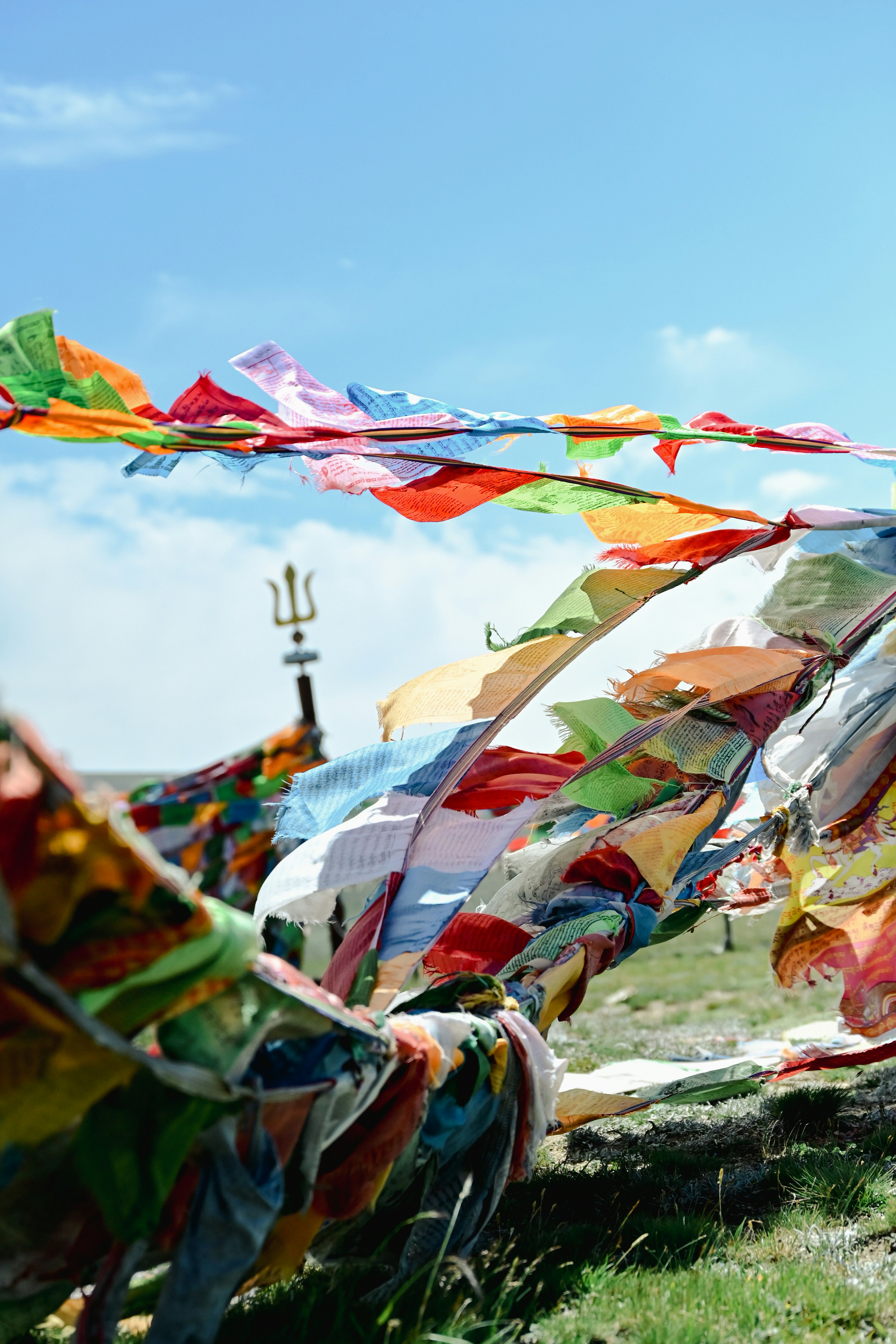 Colorful prayer flags in wind - Free Photo on Unsplash