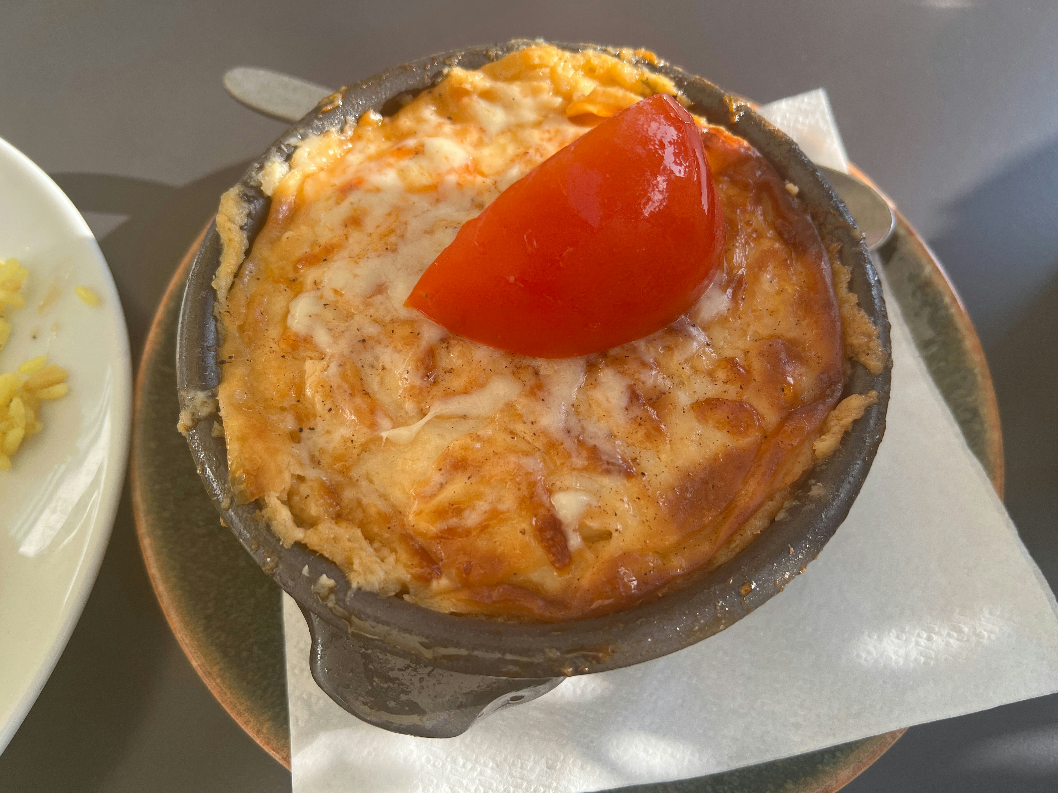 Greek Lentil Moussaka with Béchamel