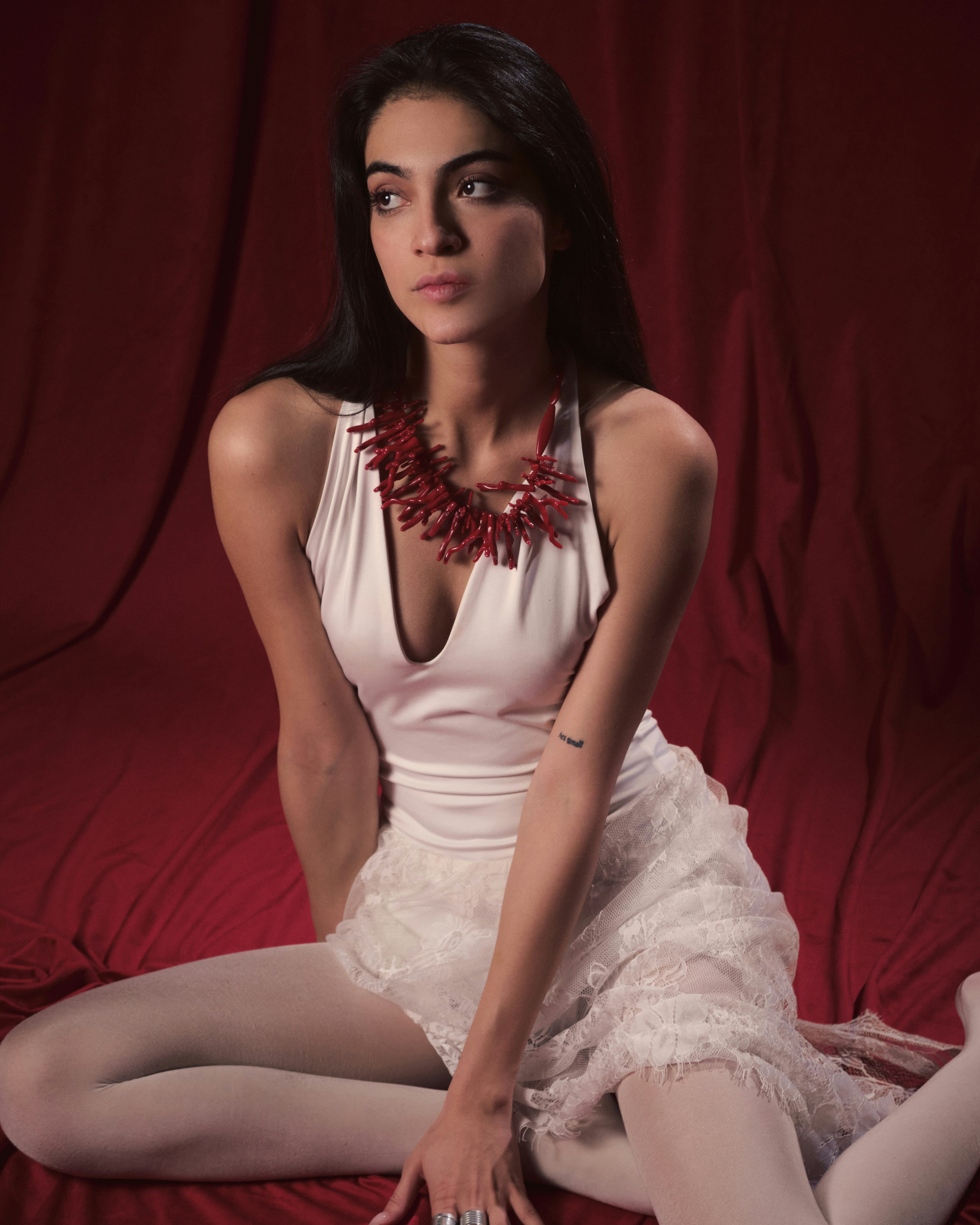 Woman in white top and necklace - Free Photo on Unsplash