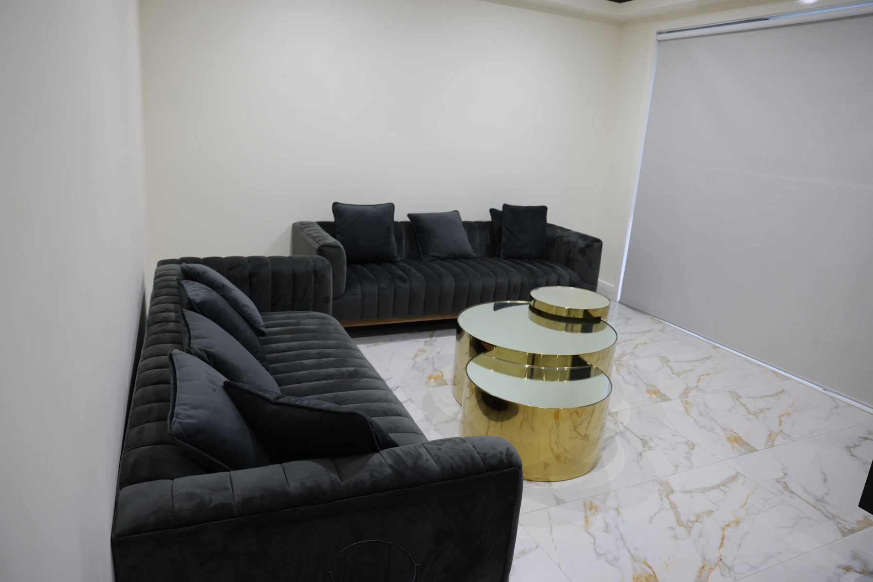 Velvet seating