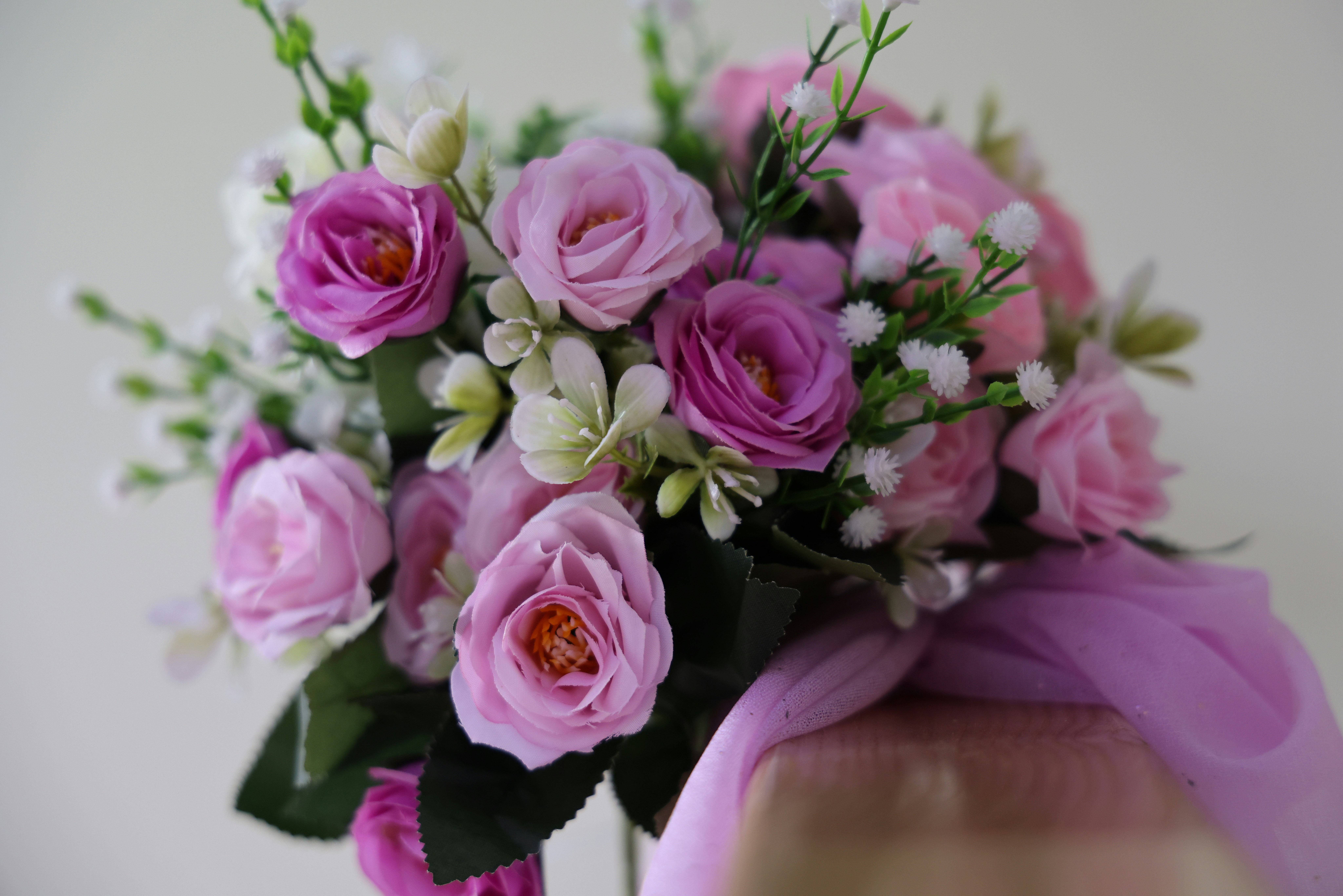 Bouquet of artificial pink roses - Free Photo on Unsplash