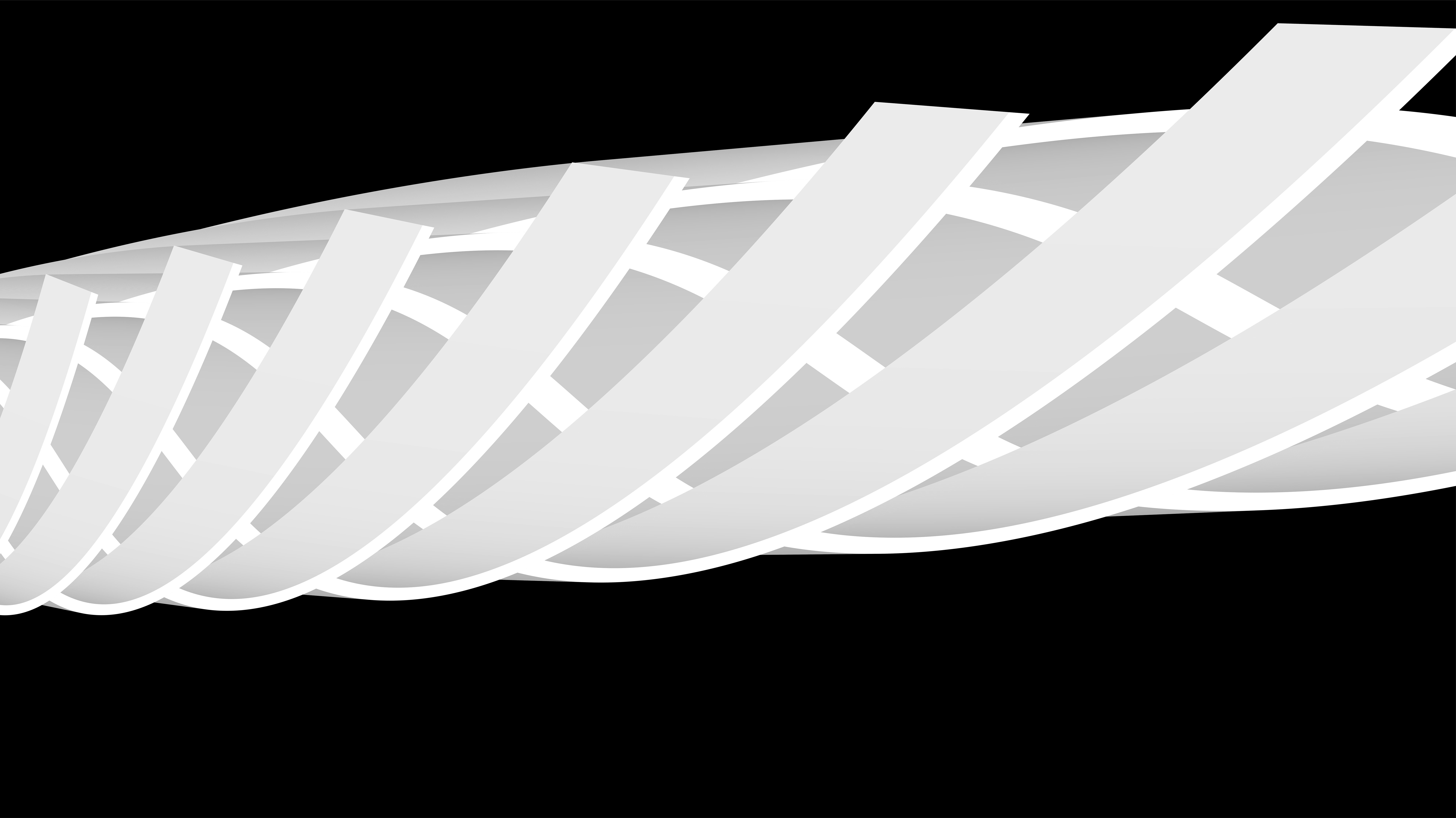 White curved ribbons in spiral pattern - Free Photo on Unsplash