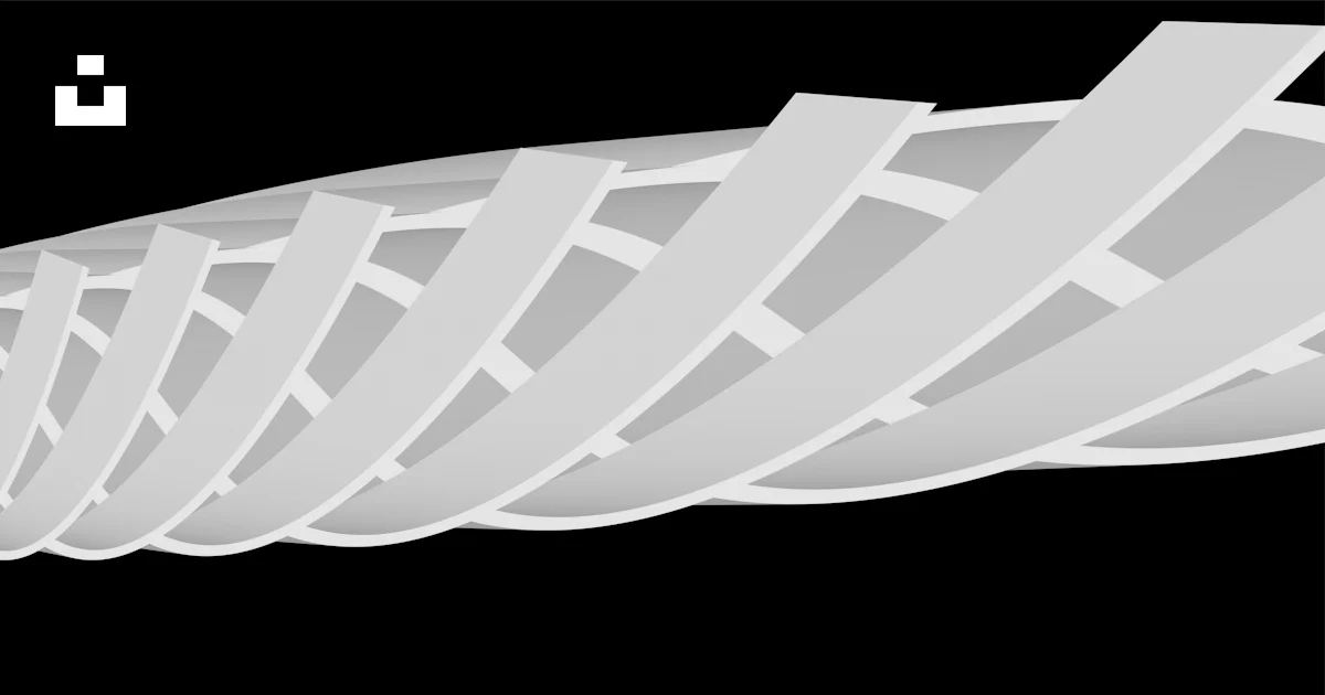 Curv Patterns White curved ribbons in spiral pattern - Free Photo on Unsplash