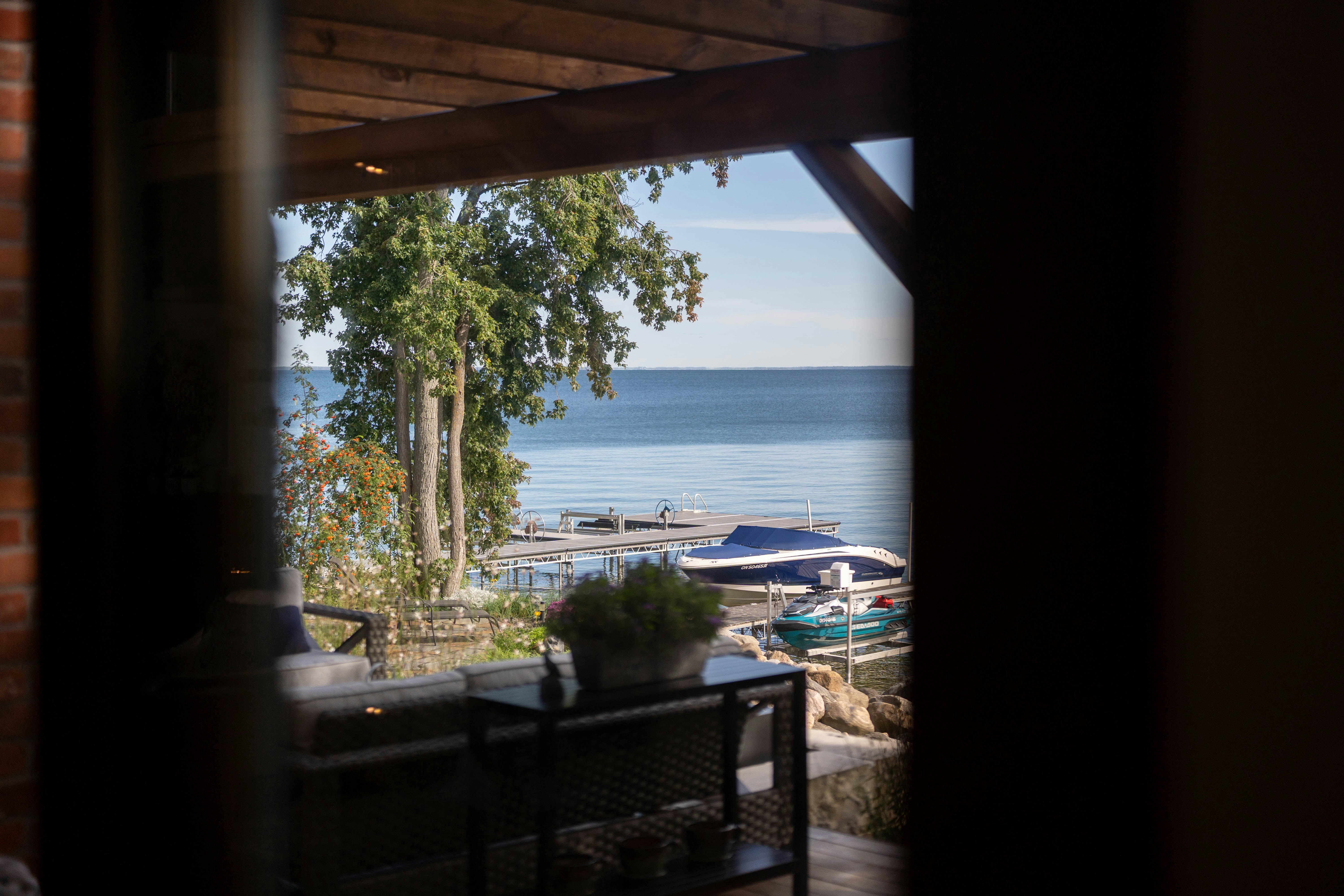 Lake view from shaded porch - Free Photo on Unsplash