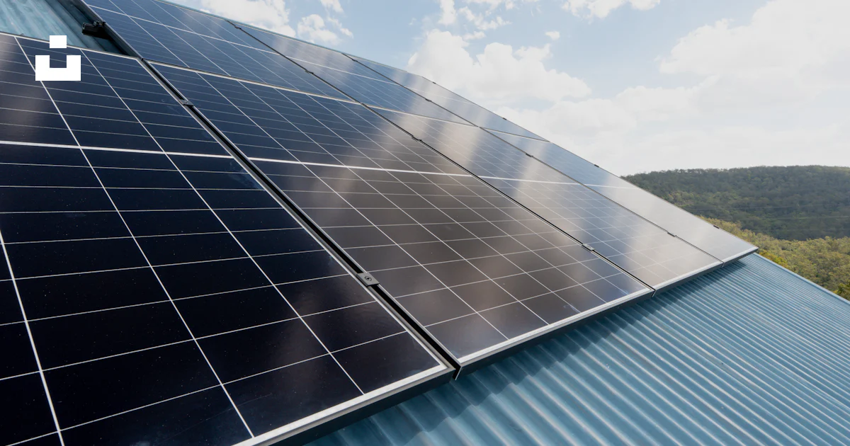Solar Stack Cleaner Solution Solar panels on corrugated metal roof - Free Photo on Unsplash
