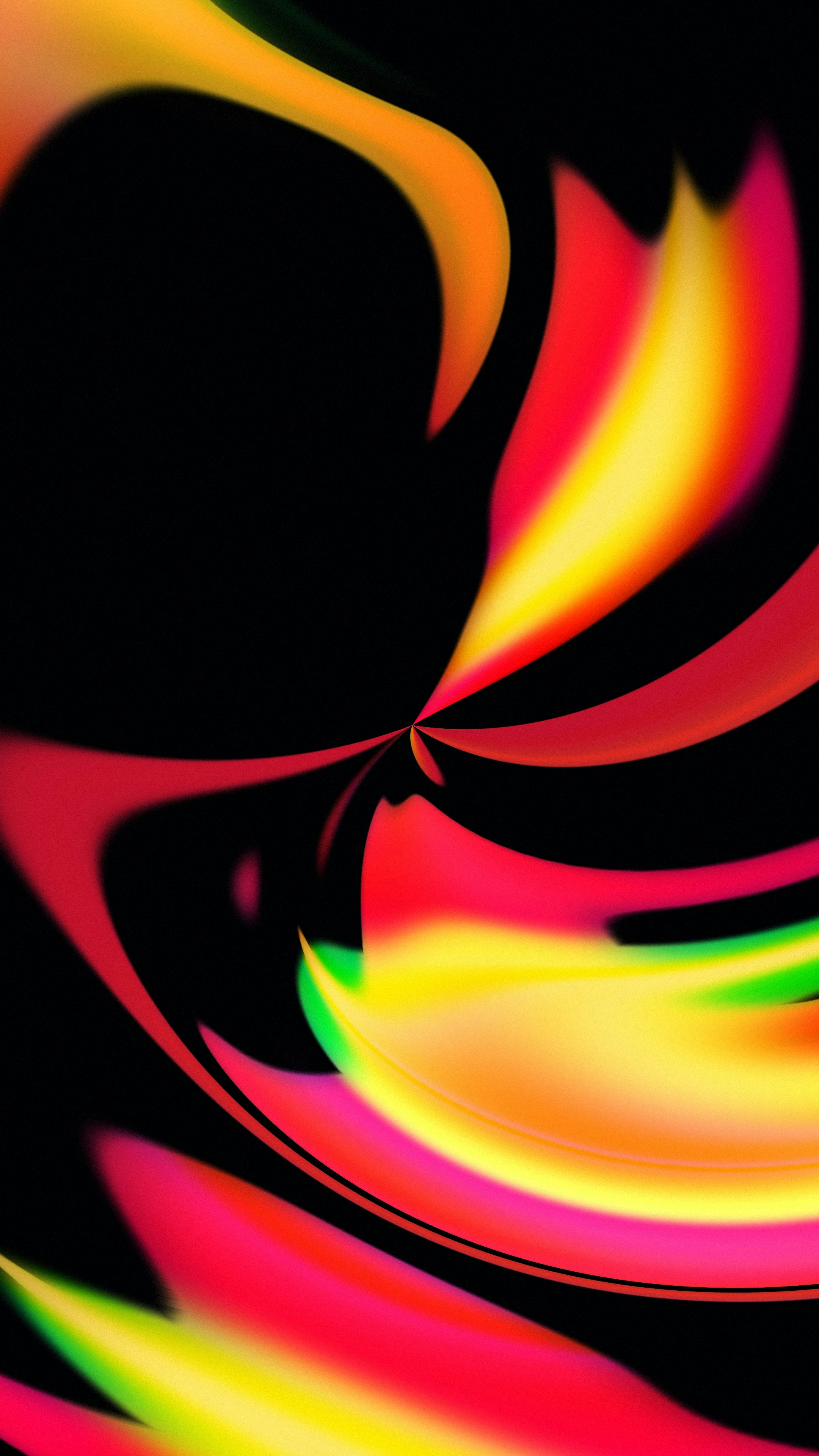 Abstract swirling red and yellow shapes - Free Photo on Unsplash