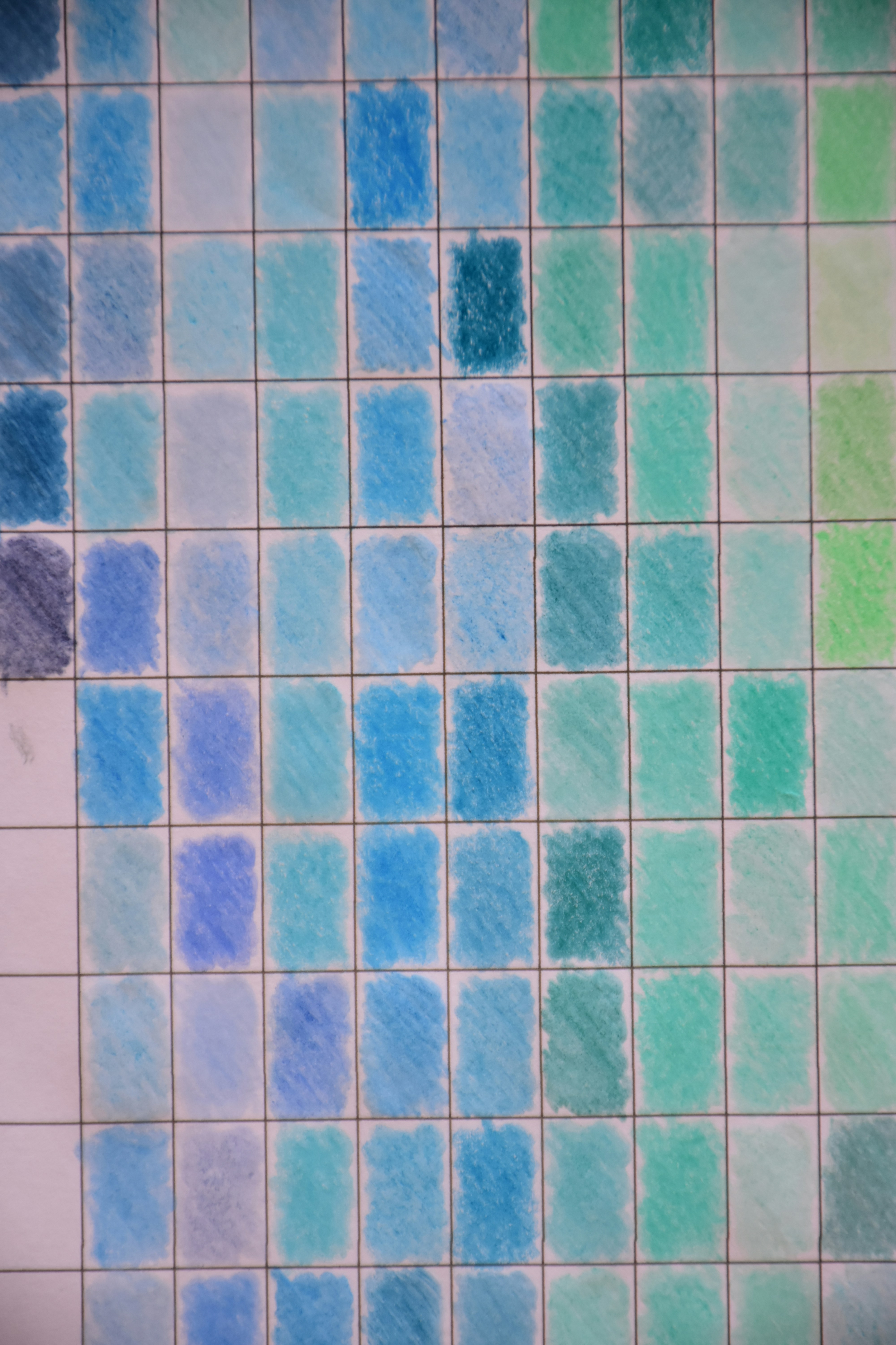 Blue and green color swatch grid - Free Photo on Unsplash