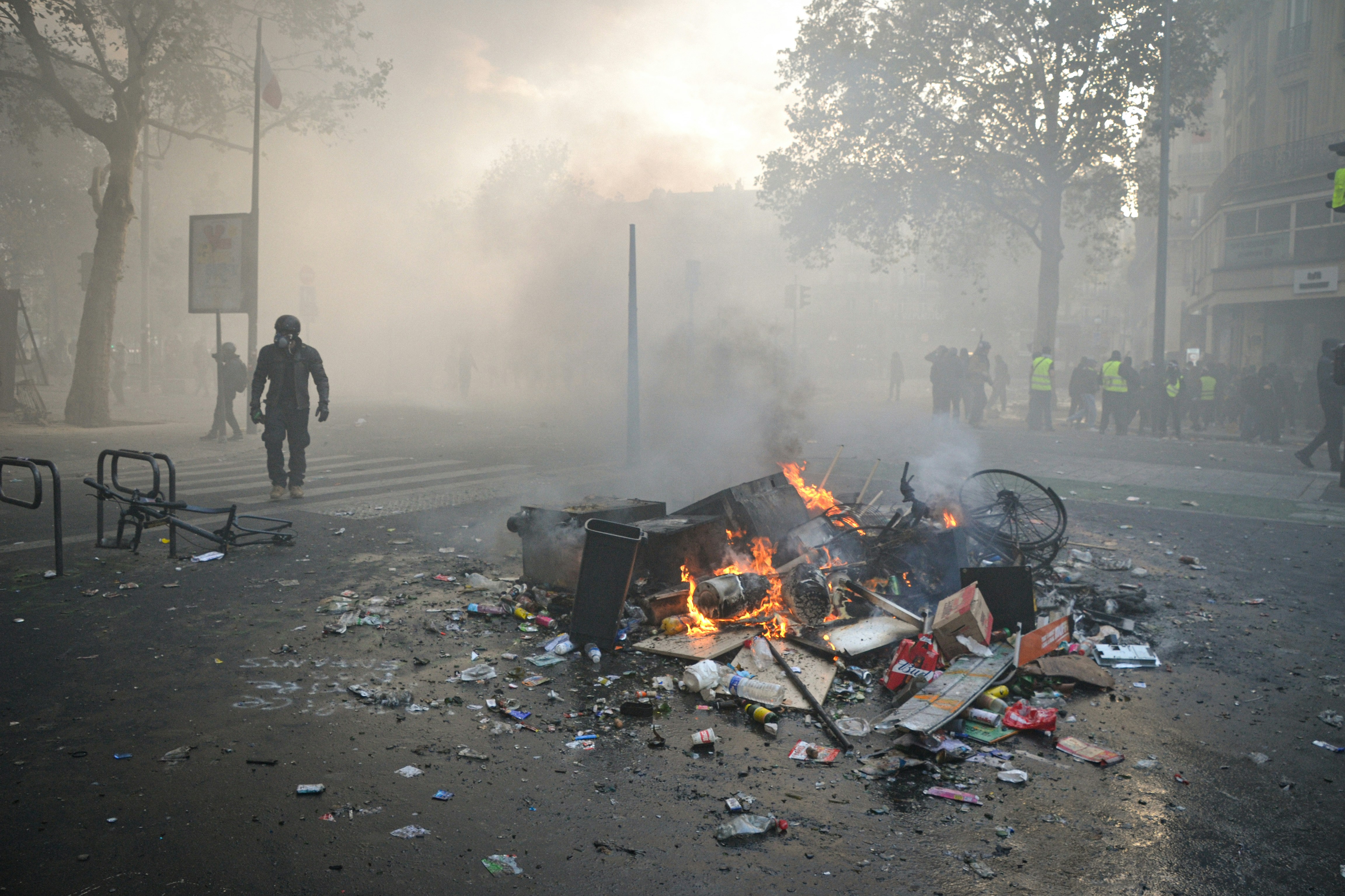 Burning debris on city street - Free Photo on Unsplash