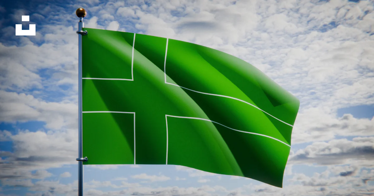 Normal Calendar Design Green flag with white cross design - Free Photo on Unsplash