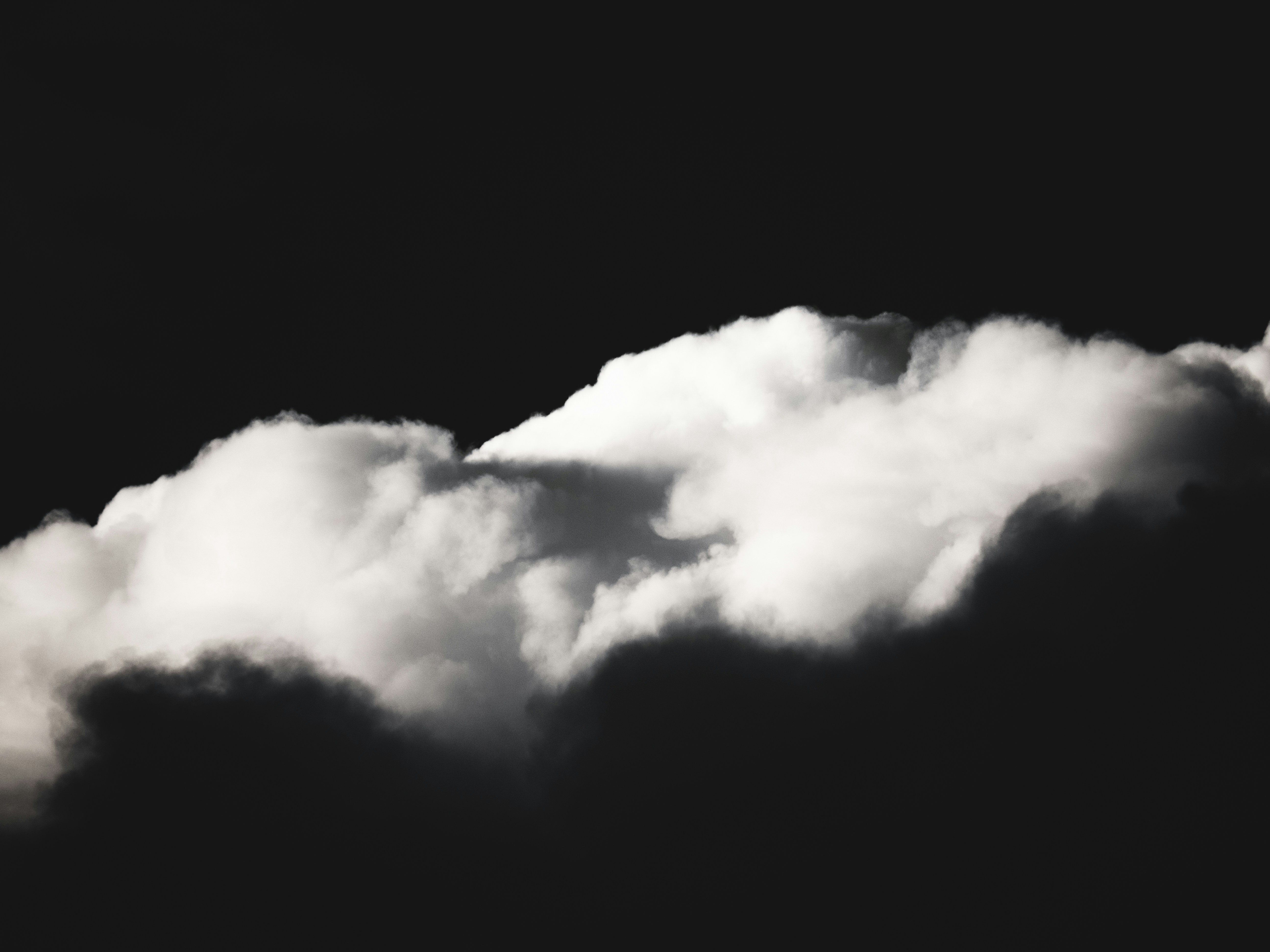 White cloud against black sky - Free Photo on Unsplash