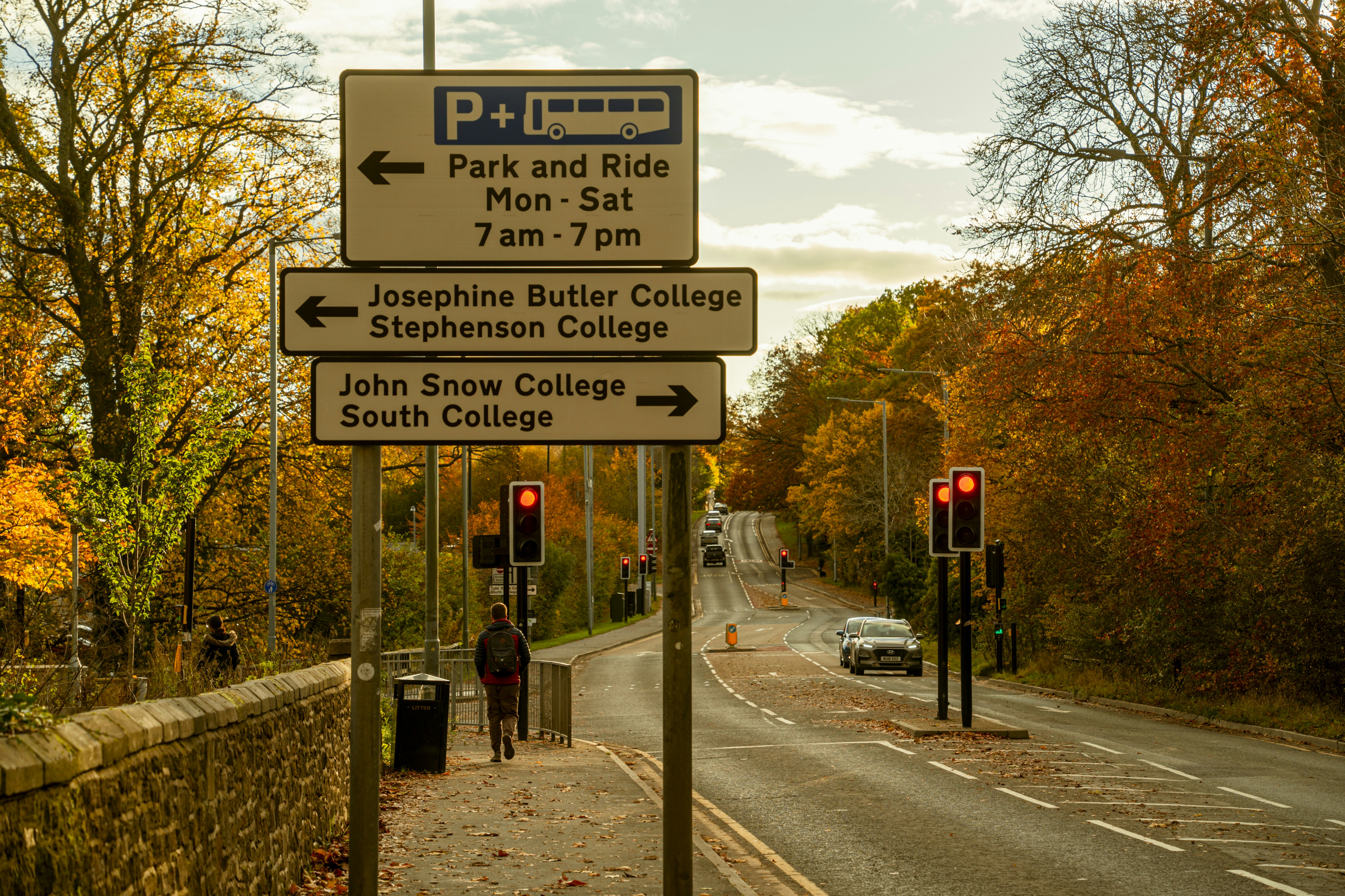 Road signs on autumn street - Free Photo on Unsplash