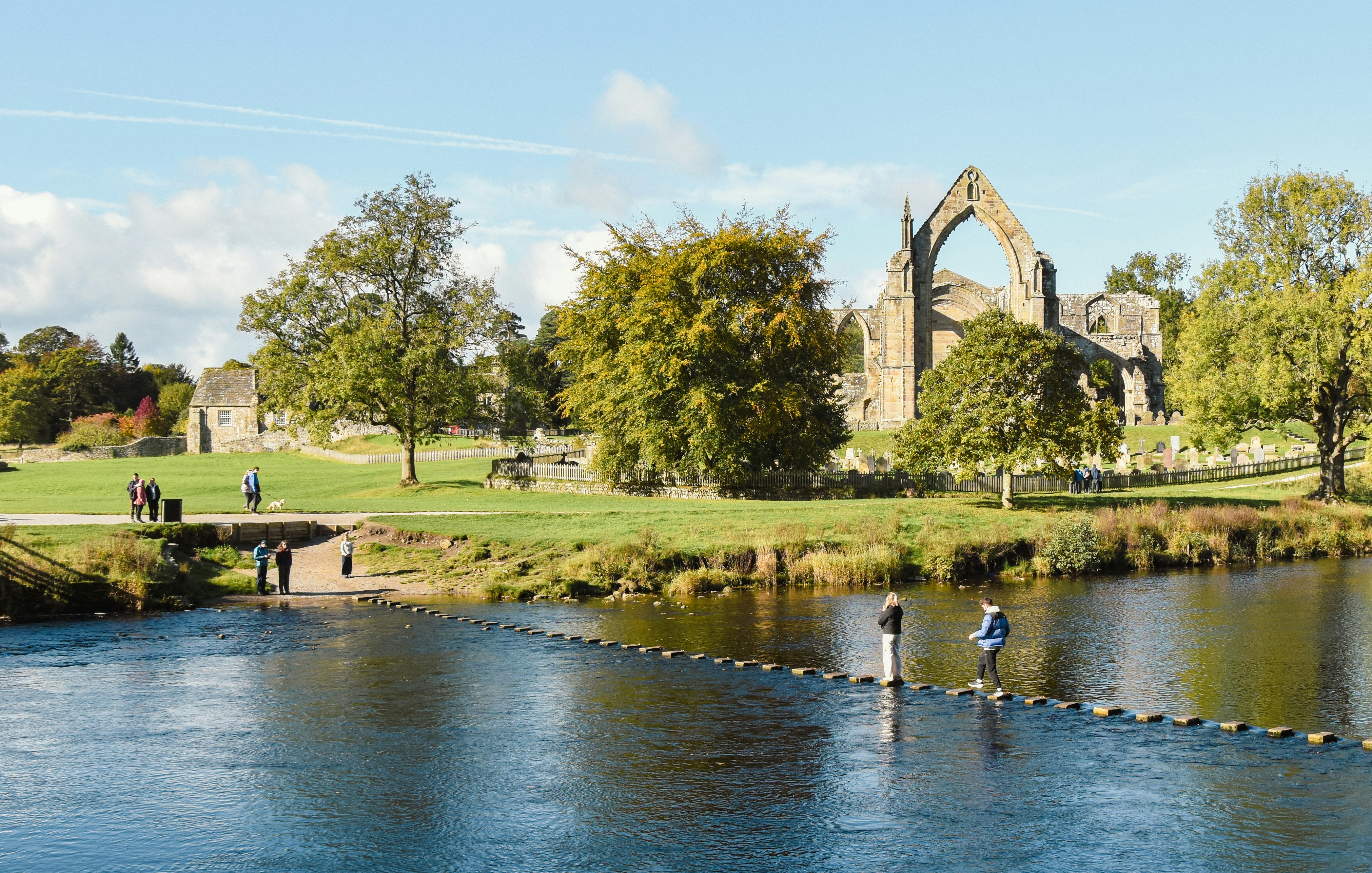 Stepping stones at Bolton Abbey - Free Photo on Unsplash