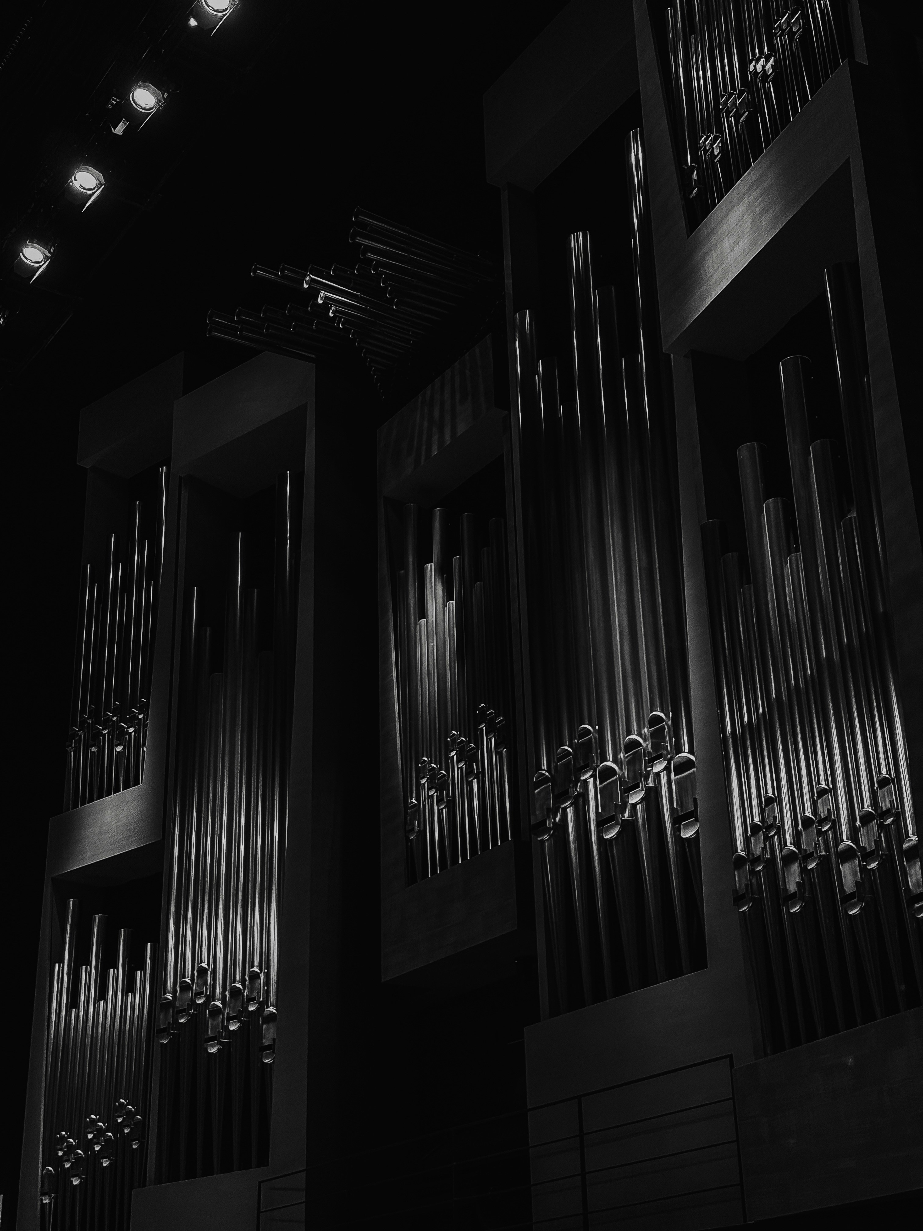 Pipe organ in dark concert hall - Free Photo on Unsplash