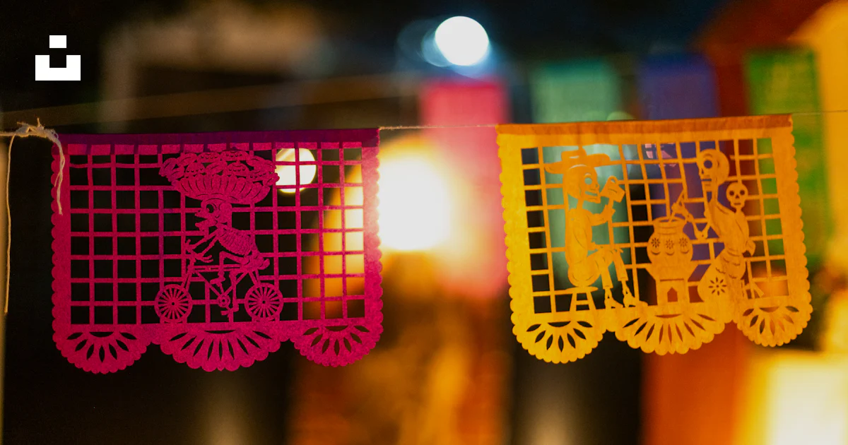 Normal Calendar Design Papel picado banners with skeleton designs - Free Photo on Unsplash