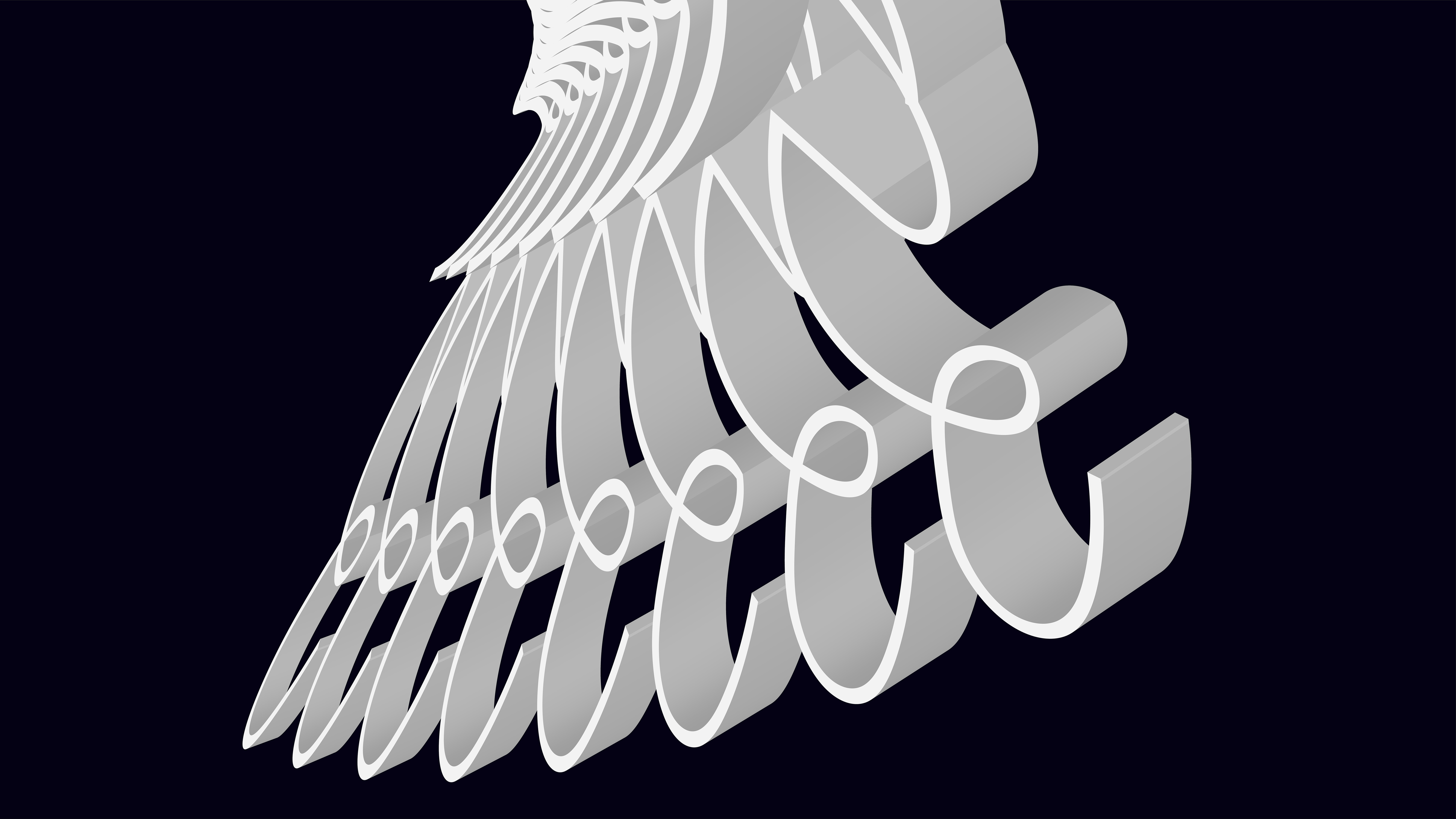Abstract white curved ribbons - Free Photo on Unsplash