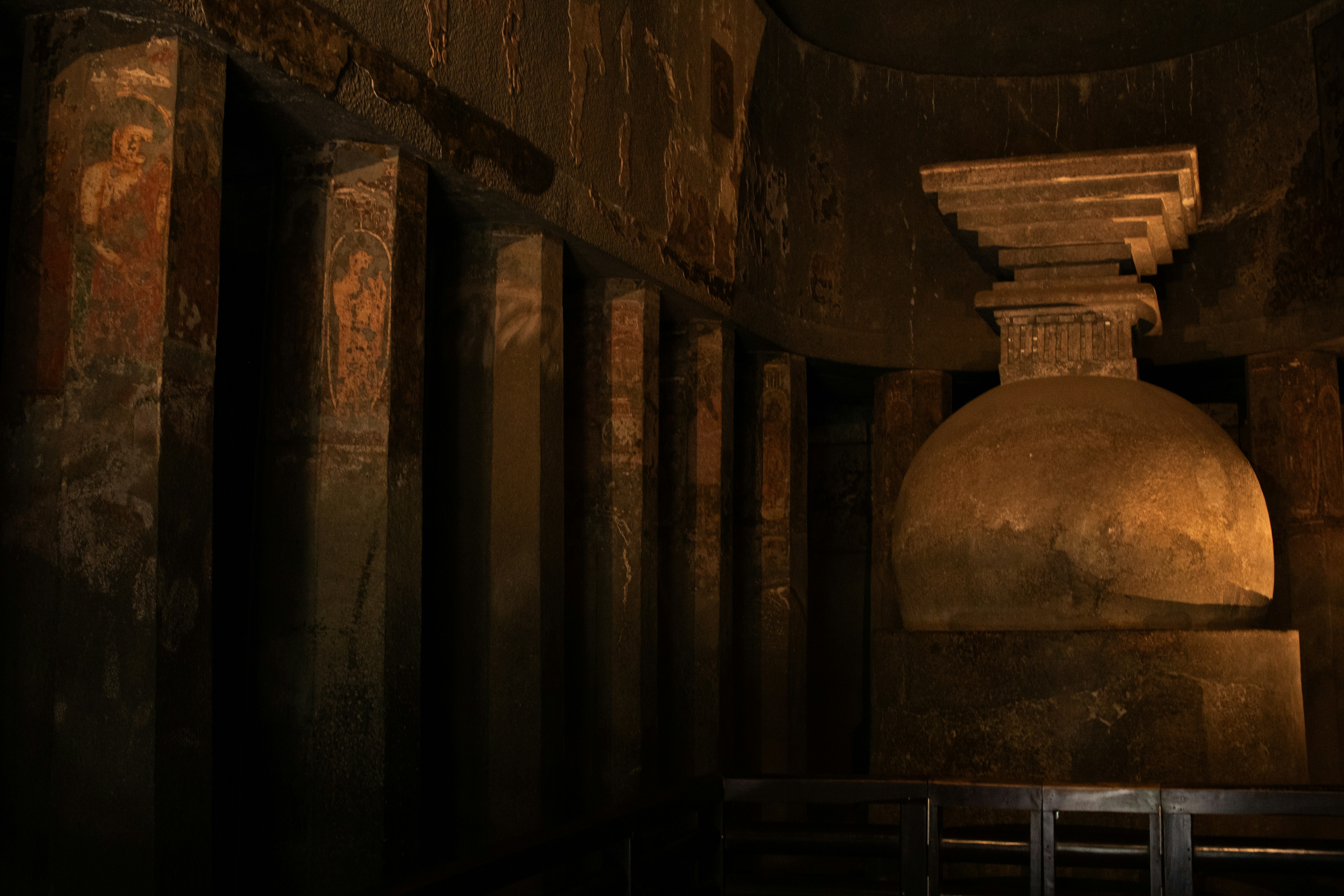 Stone stupa in Ajanta Caves - Free Photo on Unsplash