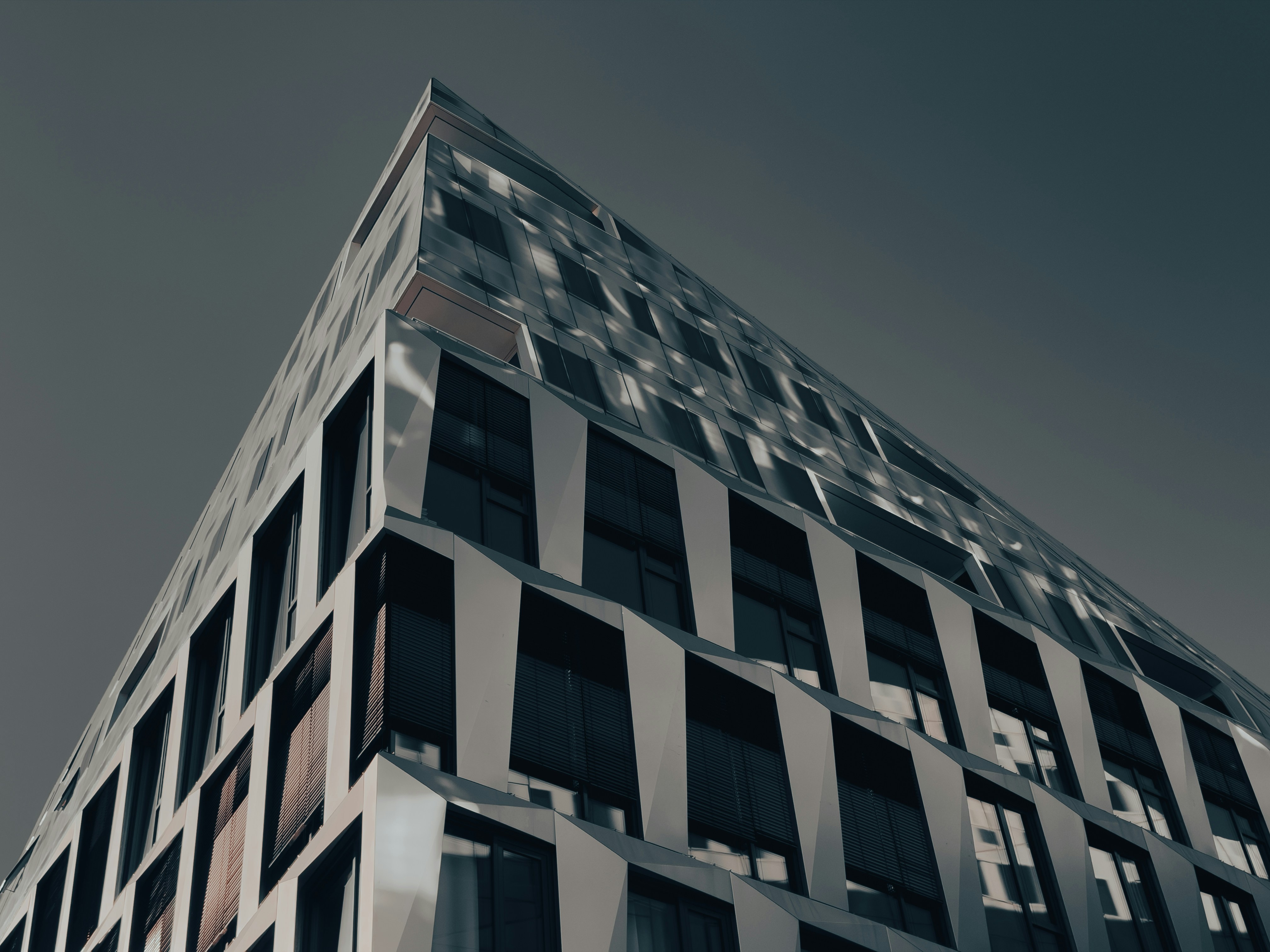 Modern building with geometric white panels - Free Photo on Unsplash