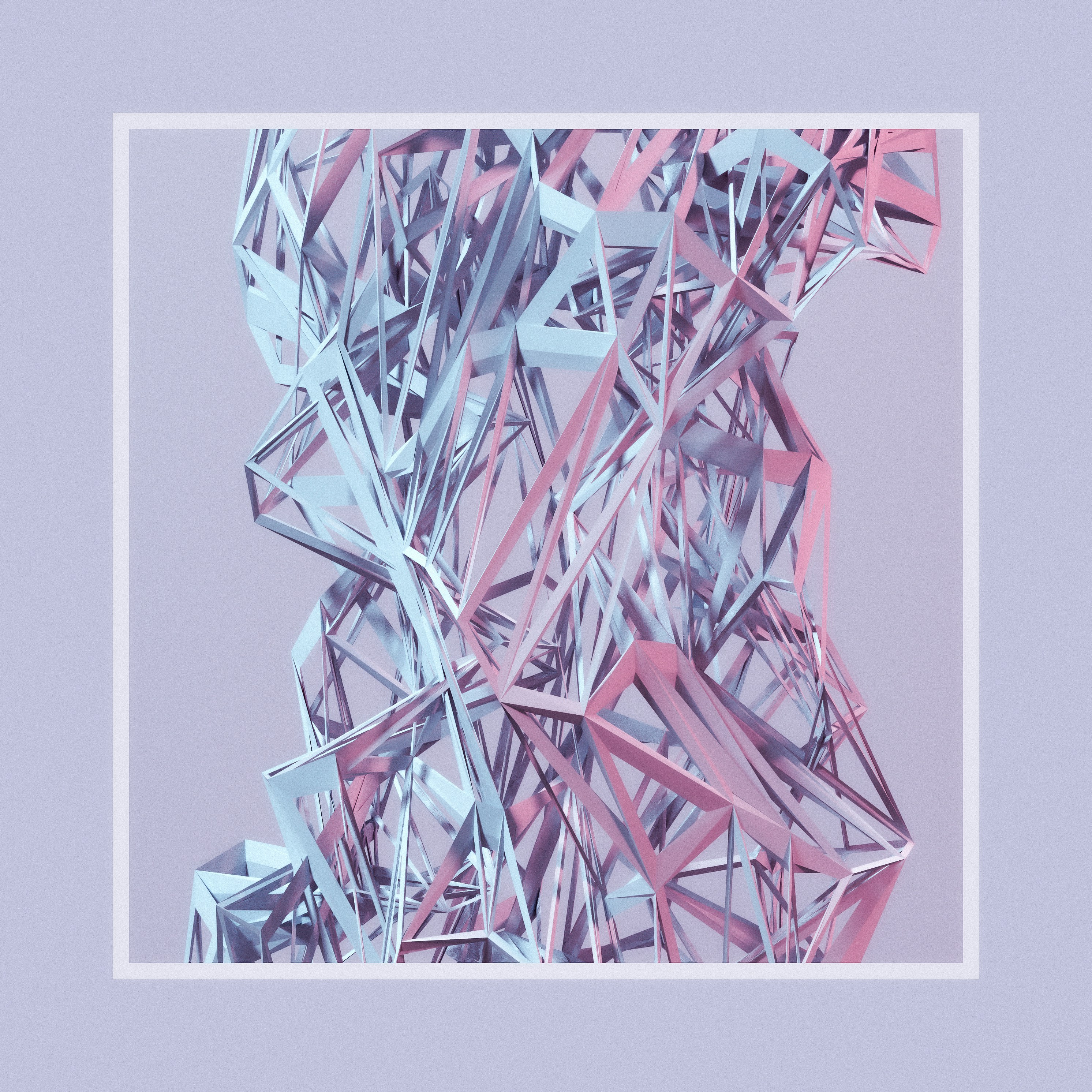 Abstract geometric structure with pink frames - Free Photo on Unsplash