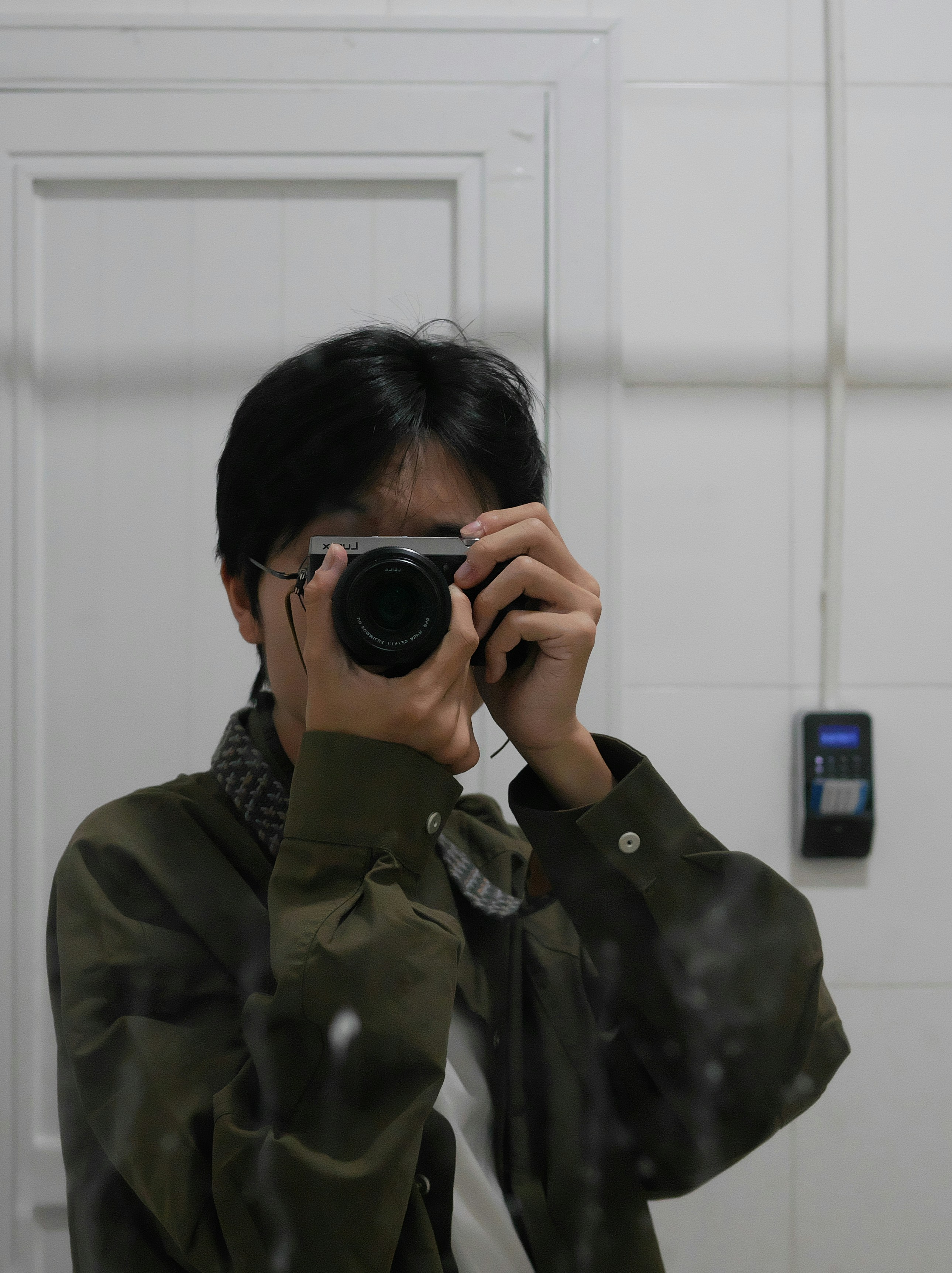 Person taking mirror selfie with camera - Free Photo on Unsplash