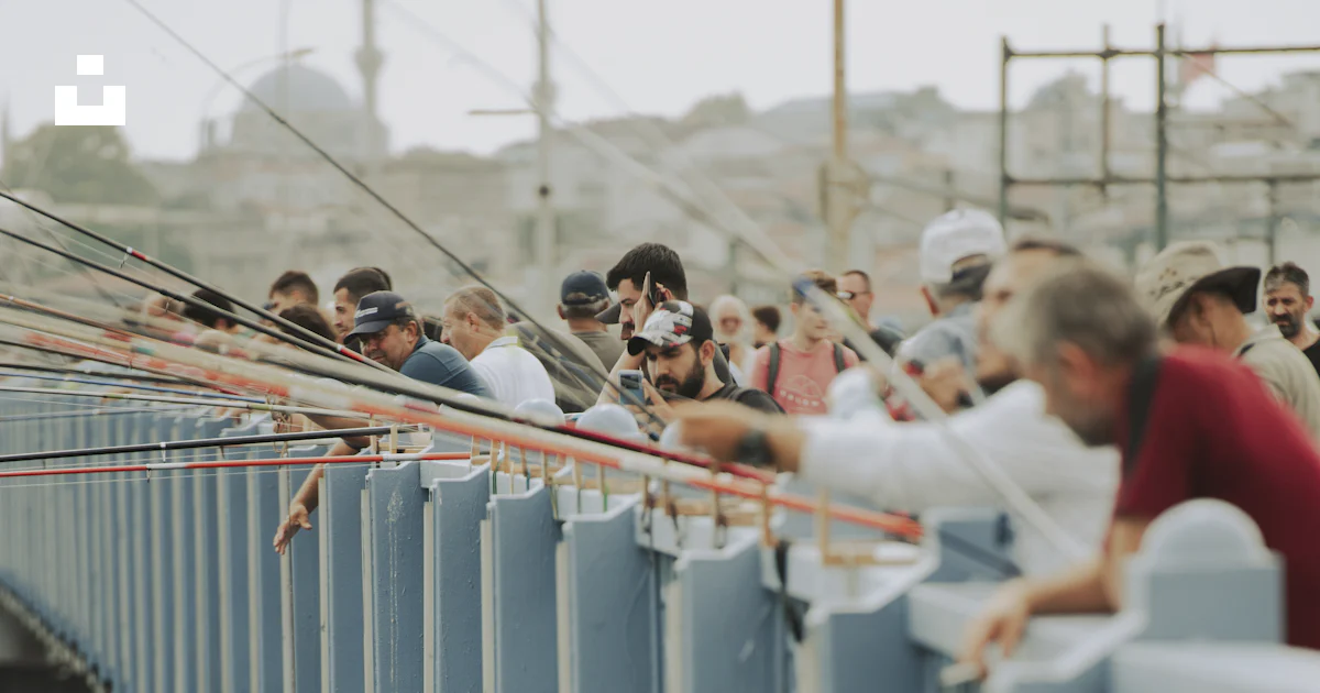 Bringe Image People fishing on Galata Bridge - Free Photo on Unsplash