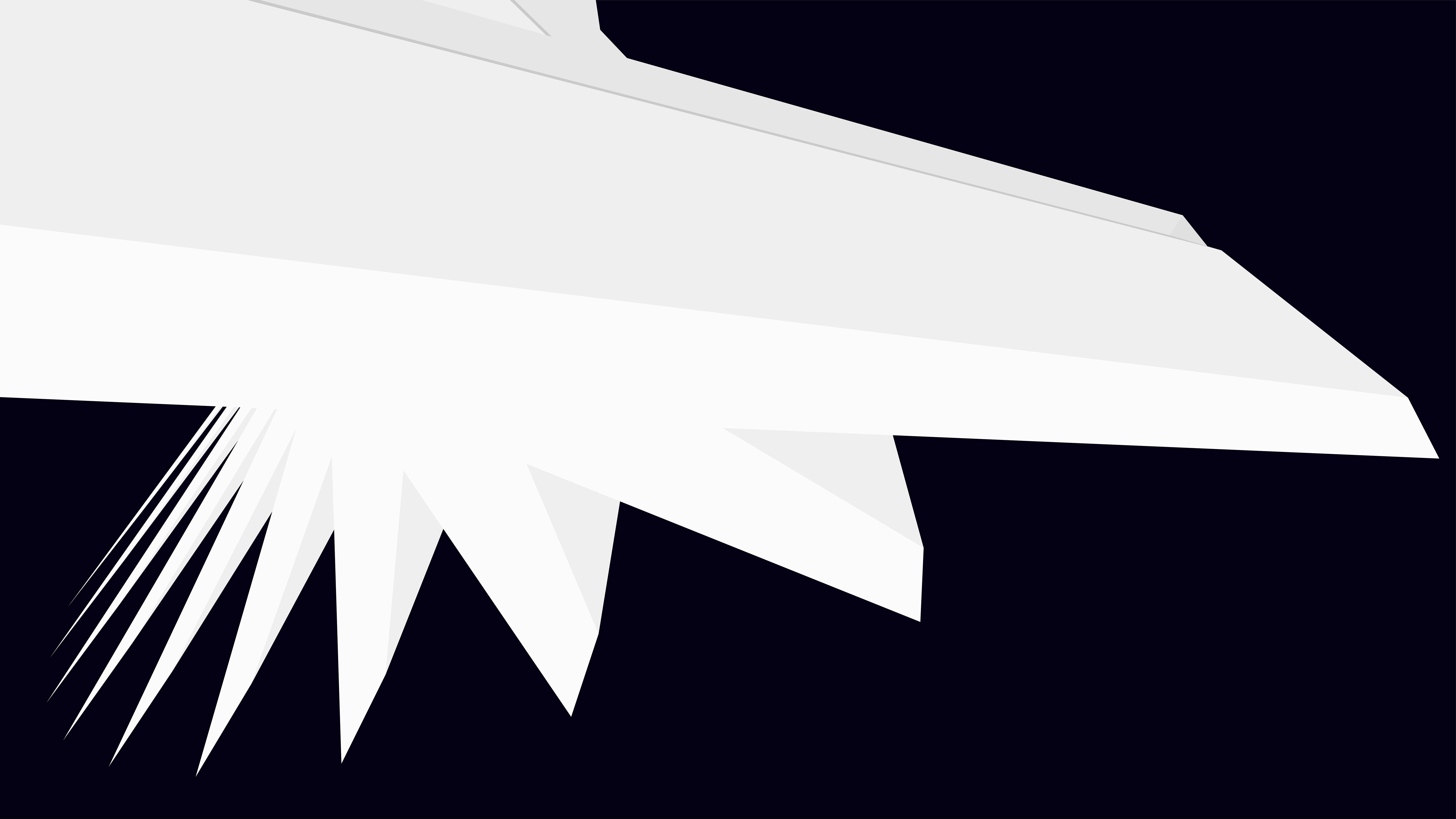 White geometric shapes on dark background - Free Photo on Unsplash