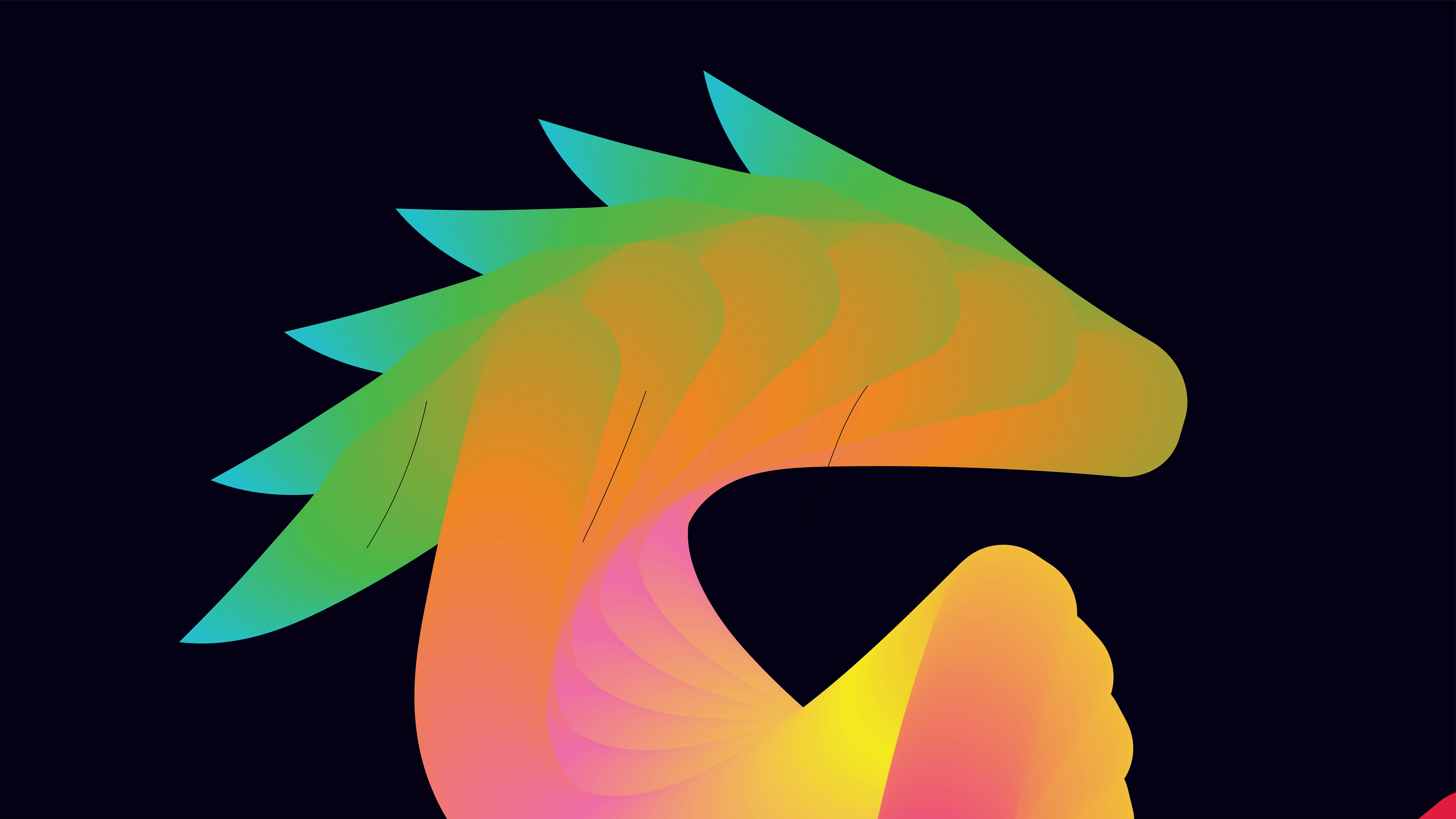Abstract colorful layered petal shape - Free Photo on Unsplash