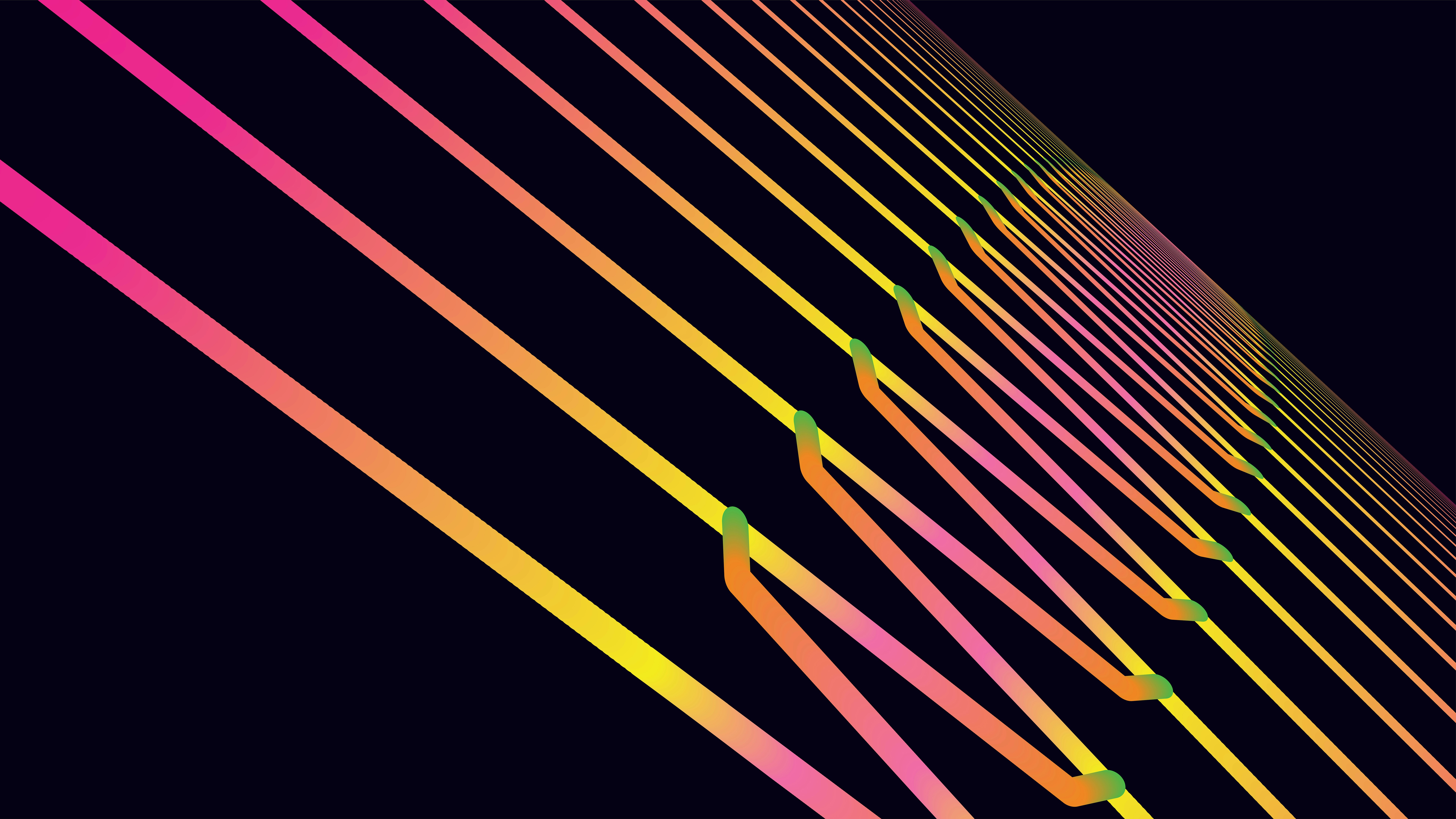 Parallel neon lines with gradient - Free Photo on Unsplash