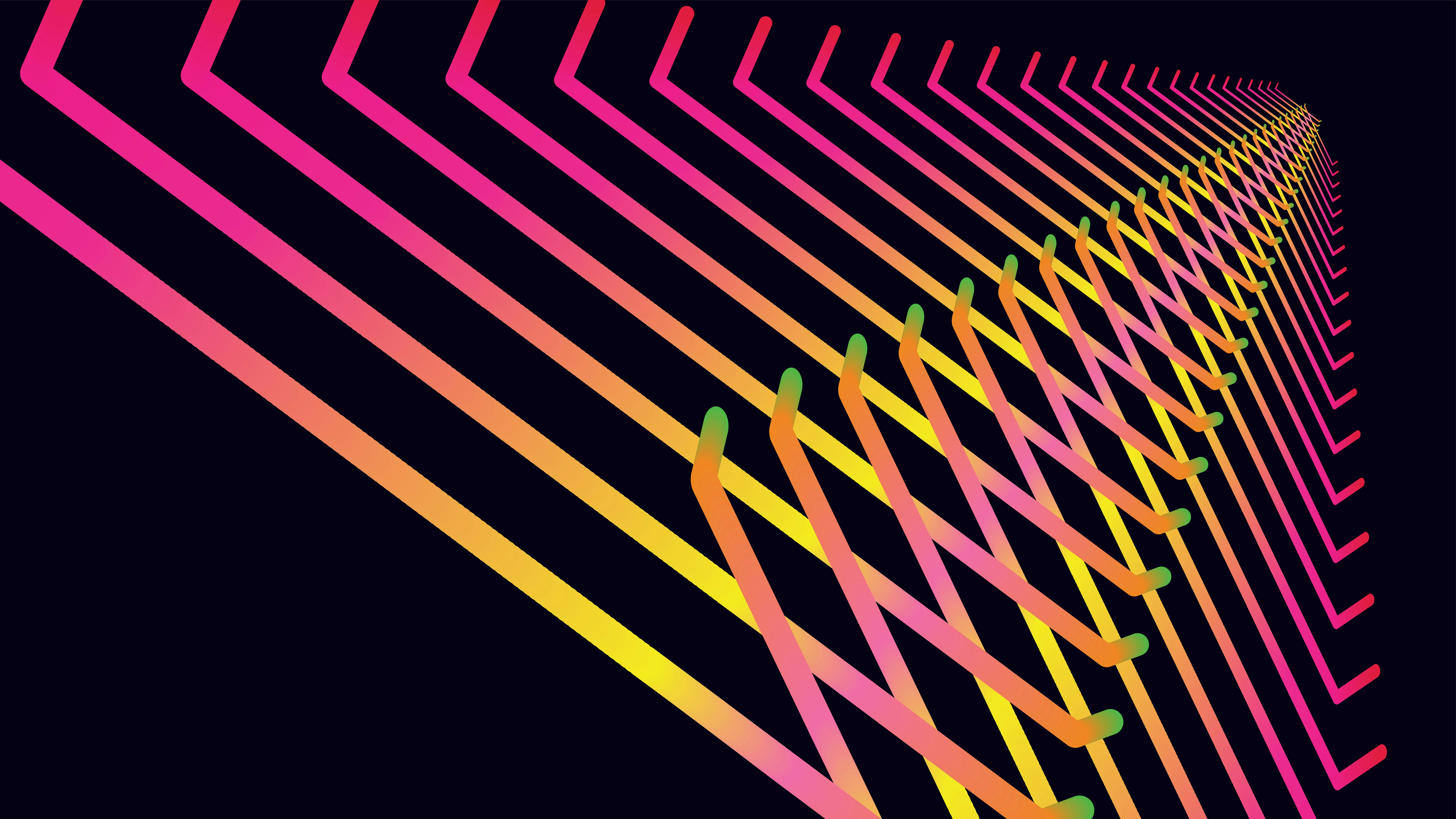 Repeating pink and yellow chevron lines - Free Photo on Unsplash