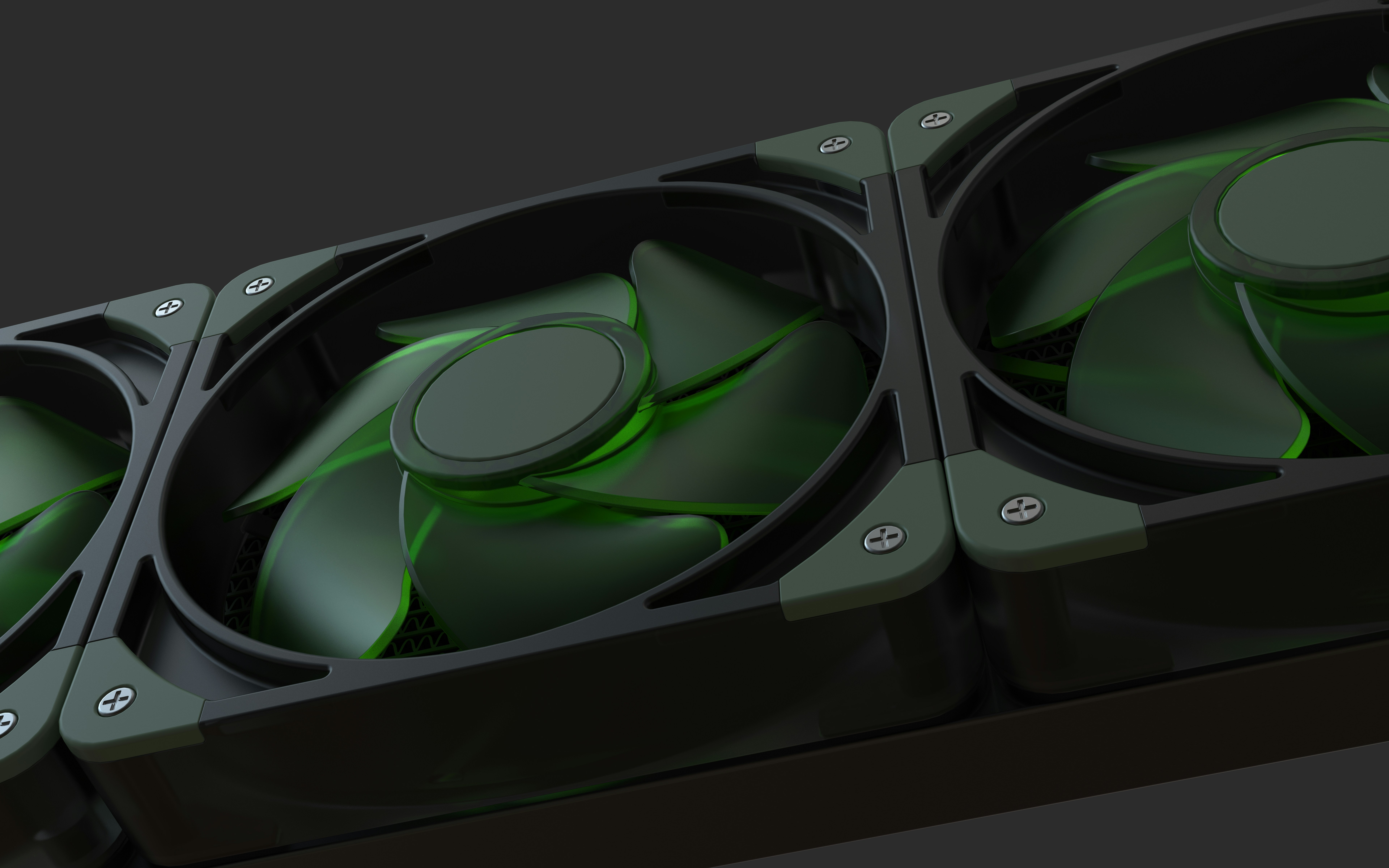Computer cooling fans with green blades - Free Photo on Unsplash