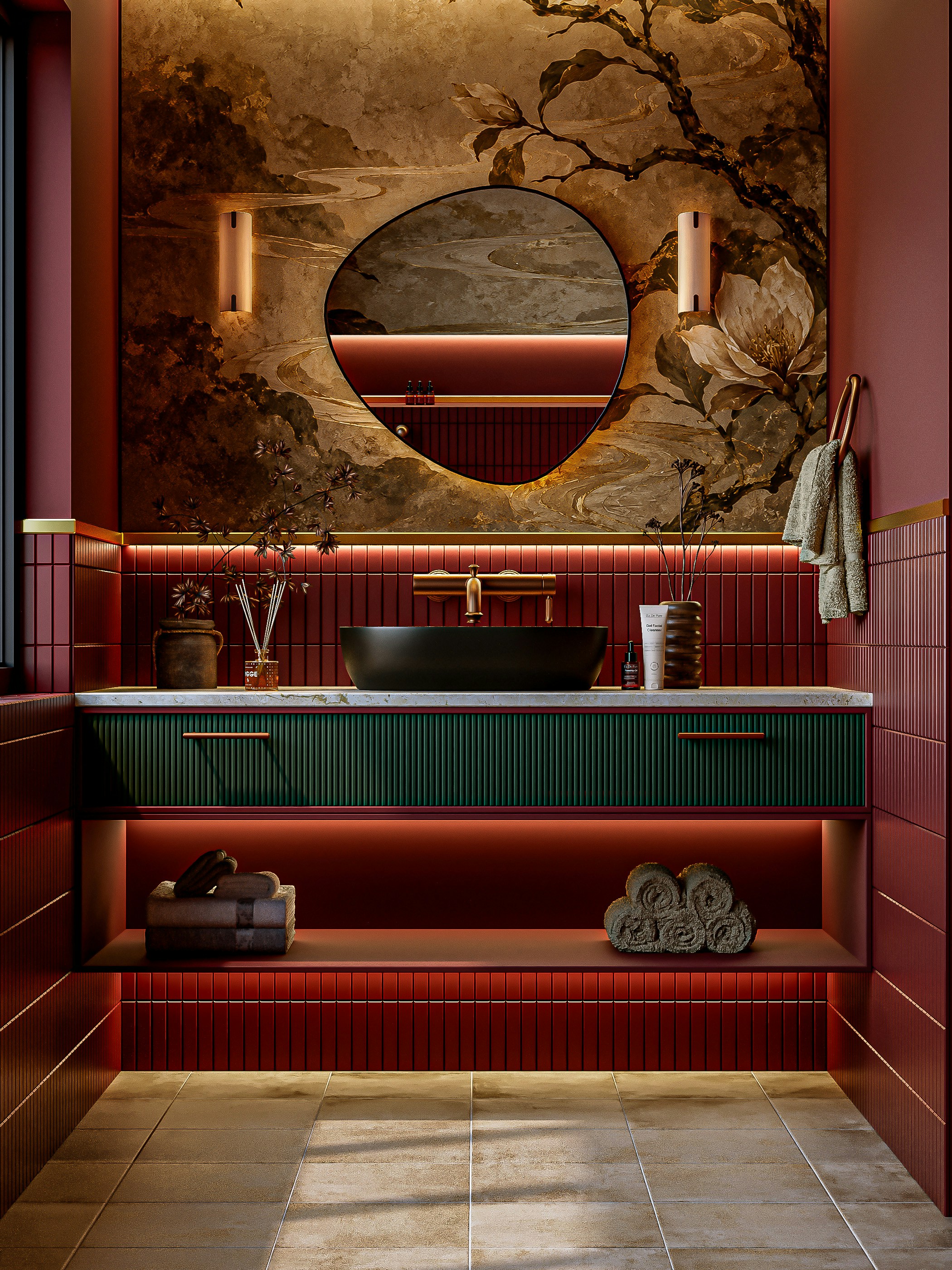 Modern bathroom vanity with black sink - Free Photo on Unsplash