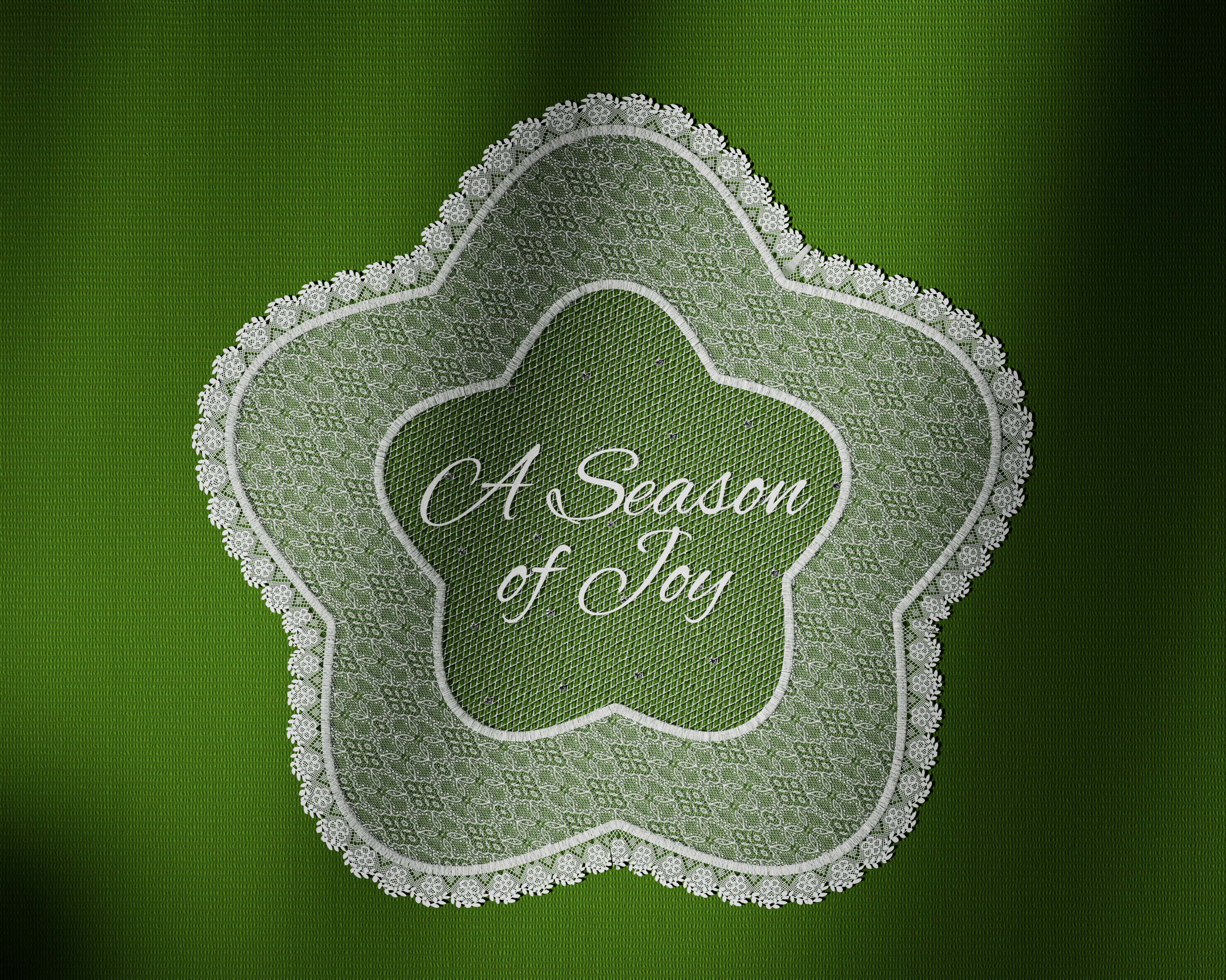 Star shaped lace doily on green - Free Photo on Unsplash