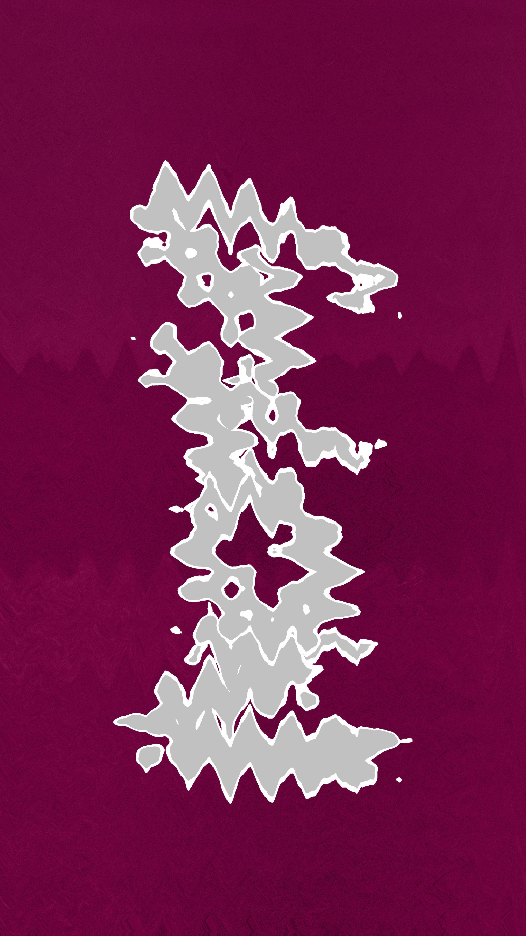 Jagged white abstract shape on magenta - Free Photo on Unsplash