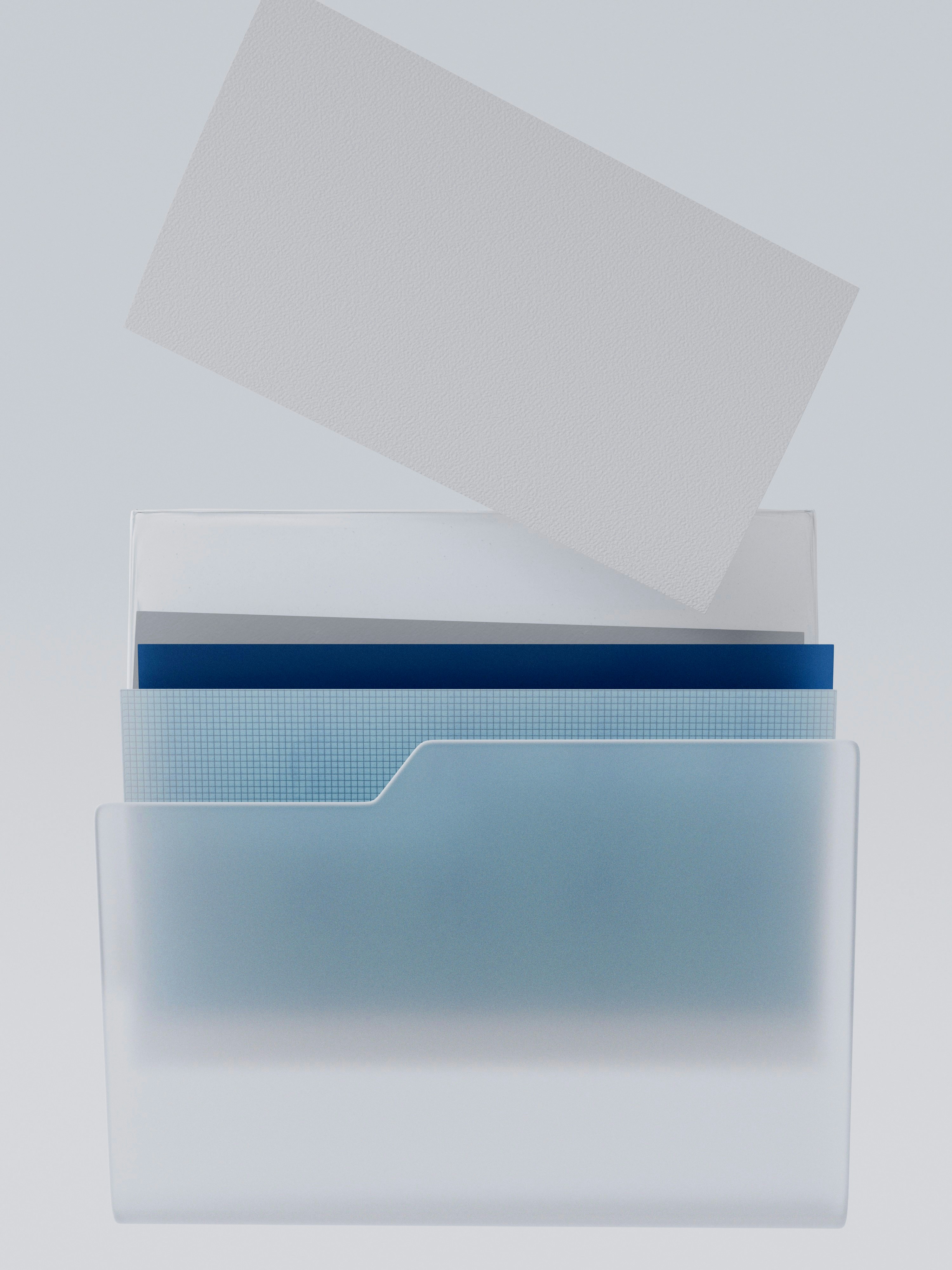 Translucent file folder with stacked papers - Free Photo on Unsplash