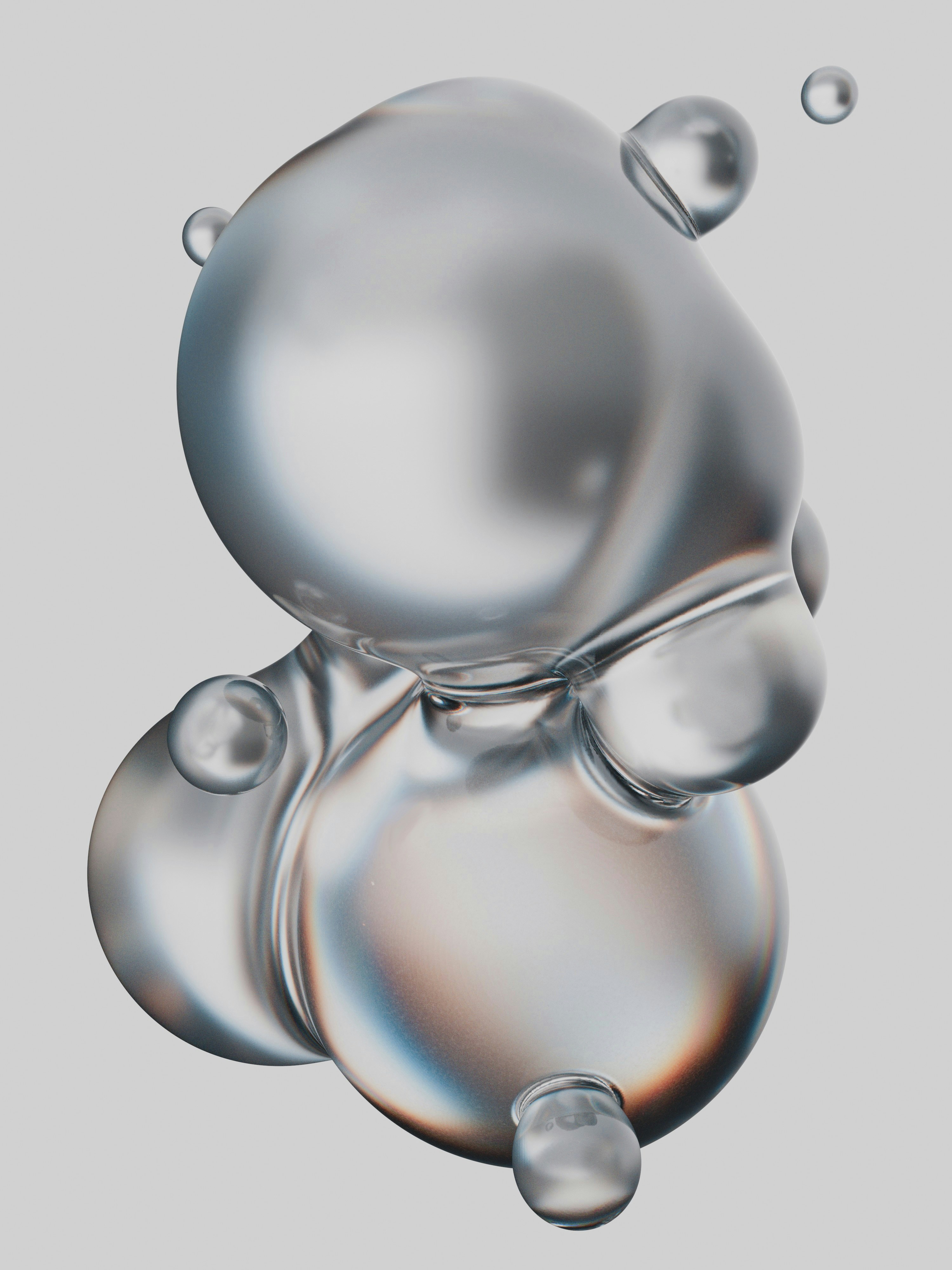Glossy metallic liquid spheres - Free Photo on Unsplash