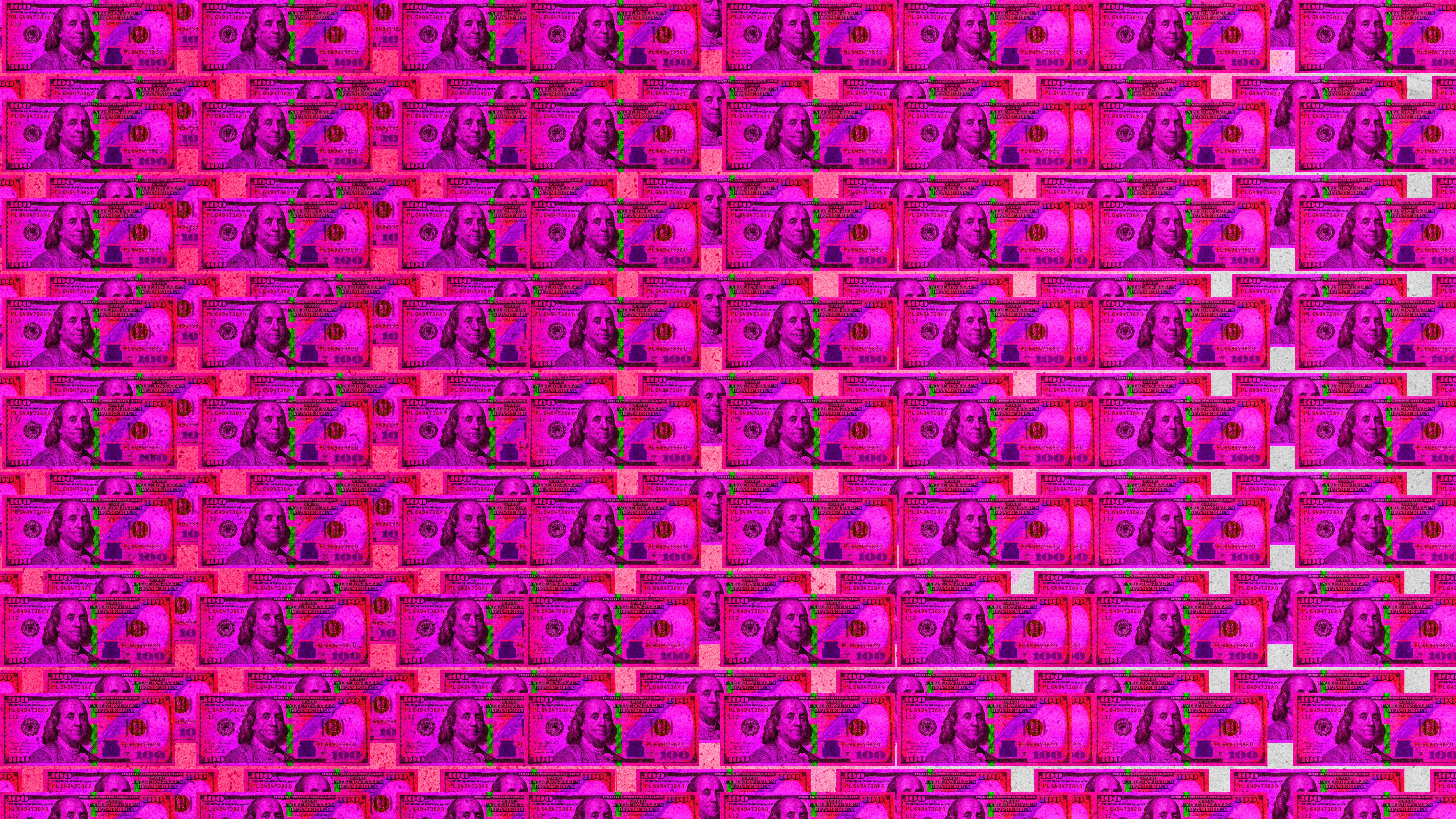 Repeating pattern of hundred dollar bills - Free Photo on Unsplash