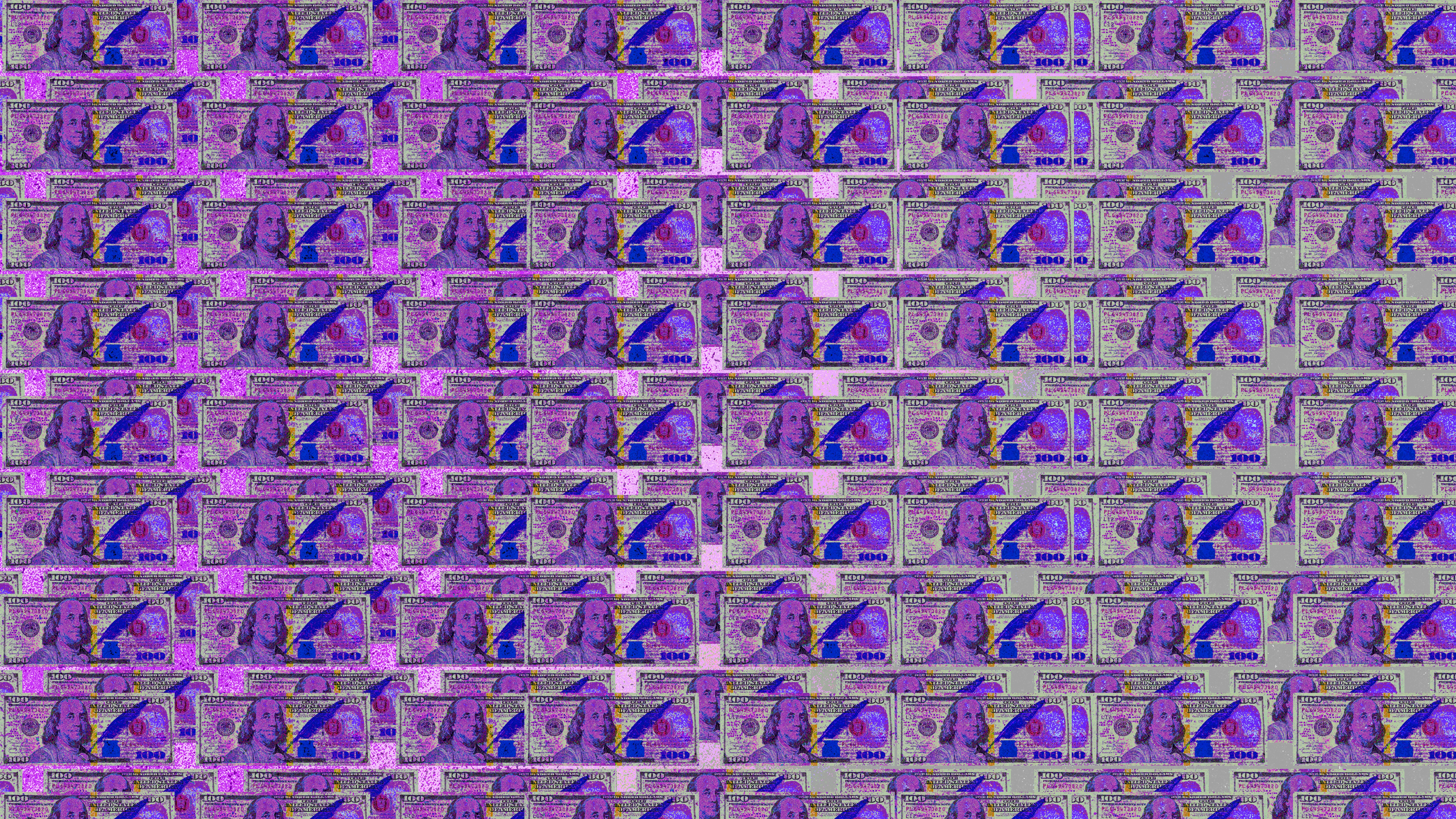 Repeating pattern of hundred dollar bills - Free Photo on Unsplash